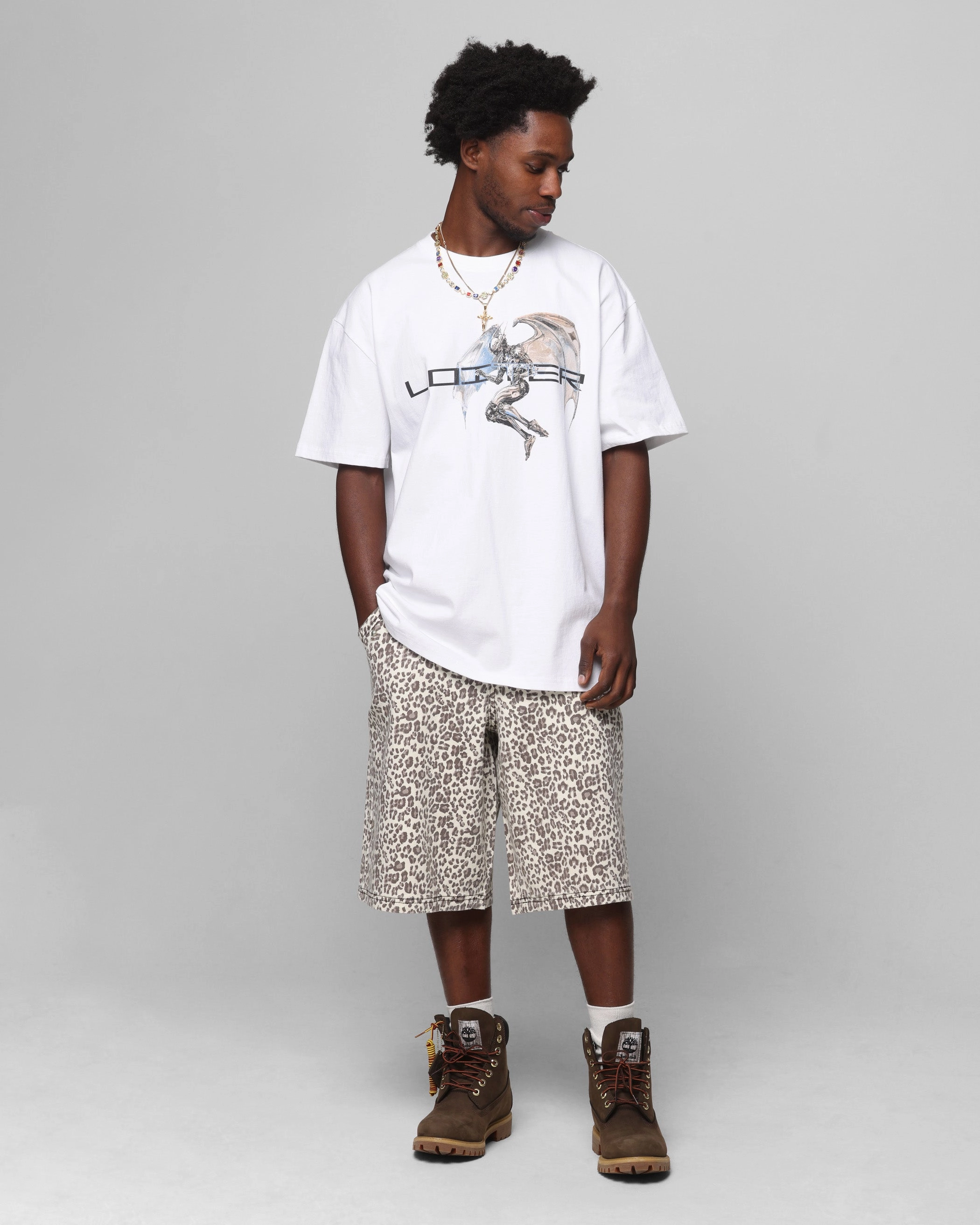 TemperatureRegulating Loiter Chrome Deceiver T-Shirt White