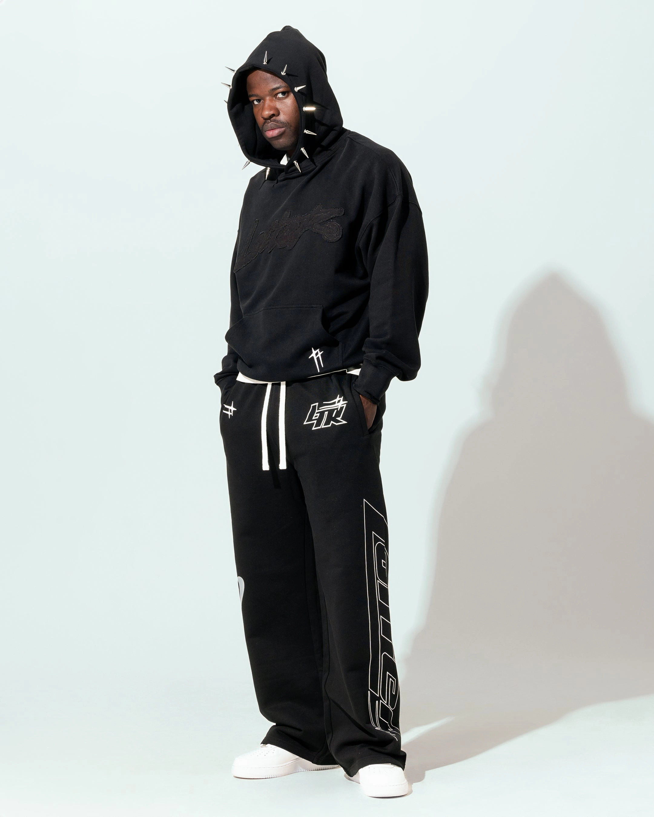 Loiter Chrome Faith Hoodie Black suitable for volunteer work