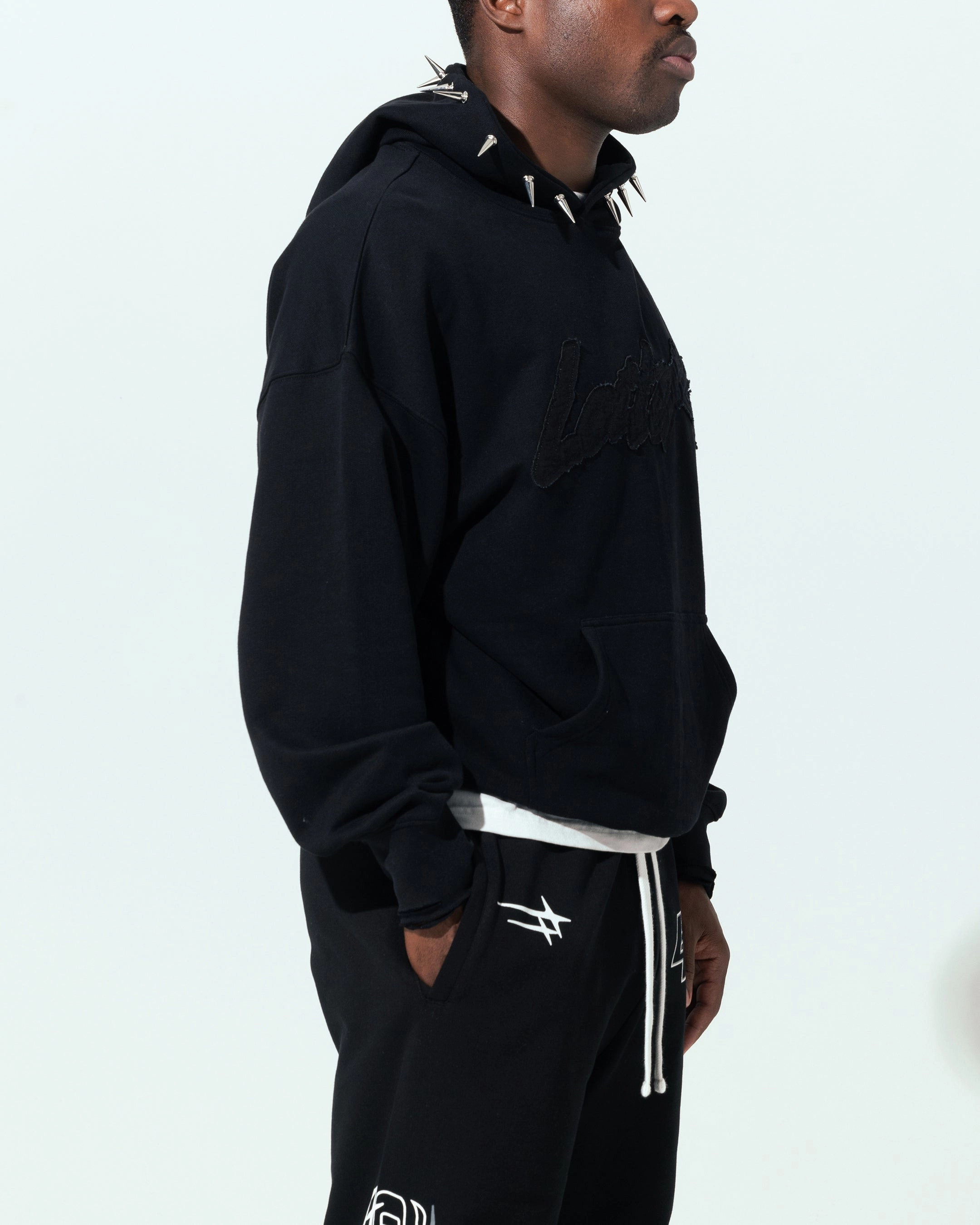 Loiter Chrome Faith Hoodie Black Mindfulness
