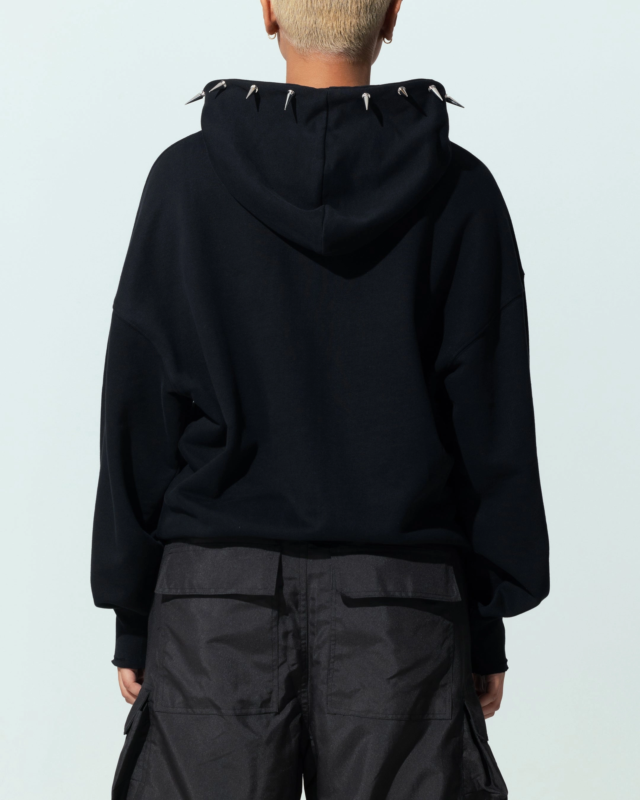 Loiter Chrome Faith Hoodie Black Wind Protection