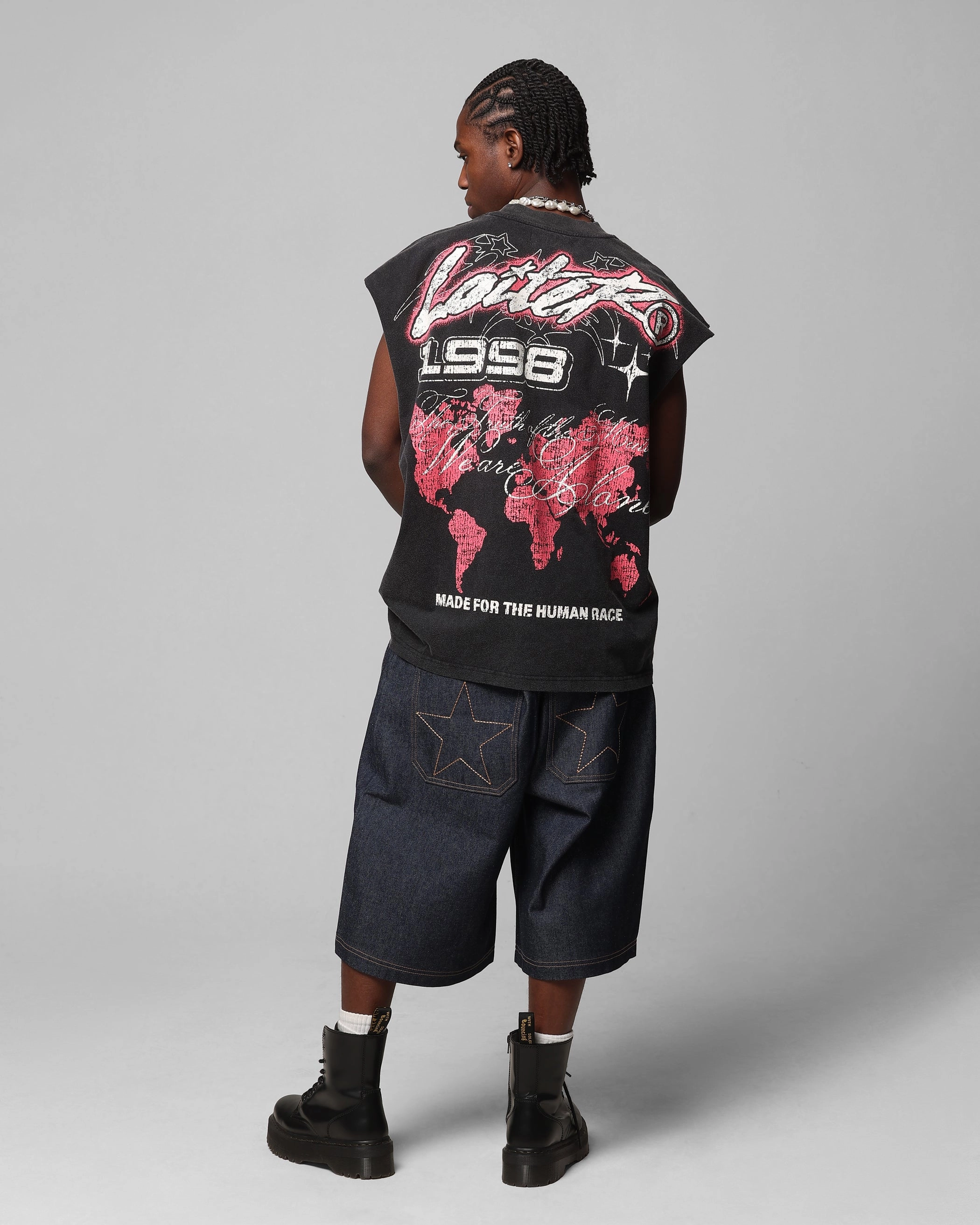 Loiter Collateral Panel Jorts Raw Indigo Fair trade Seamless construction