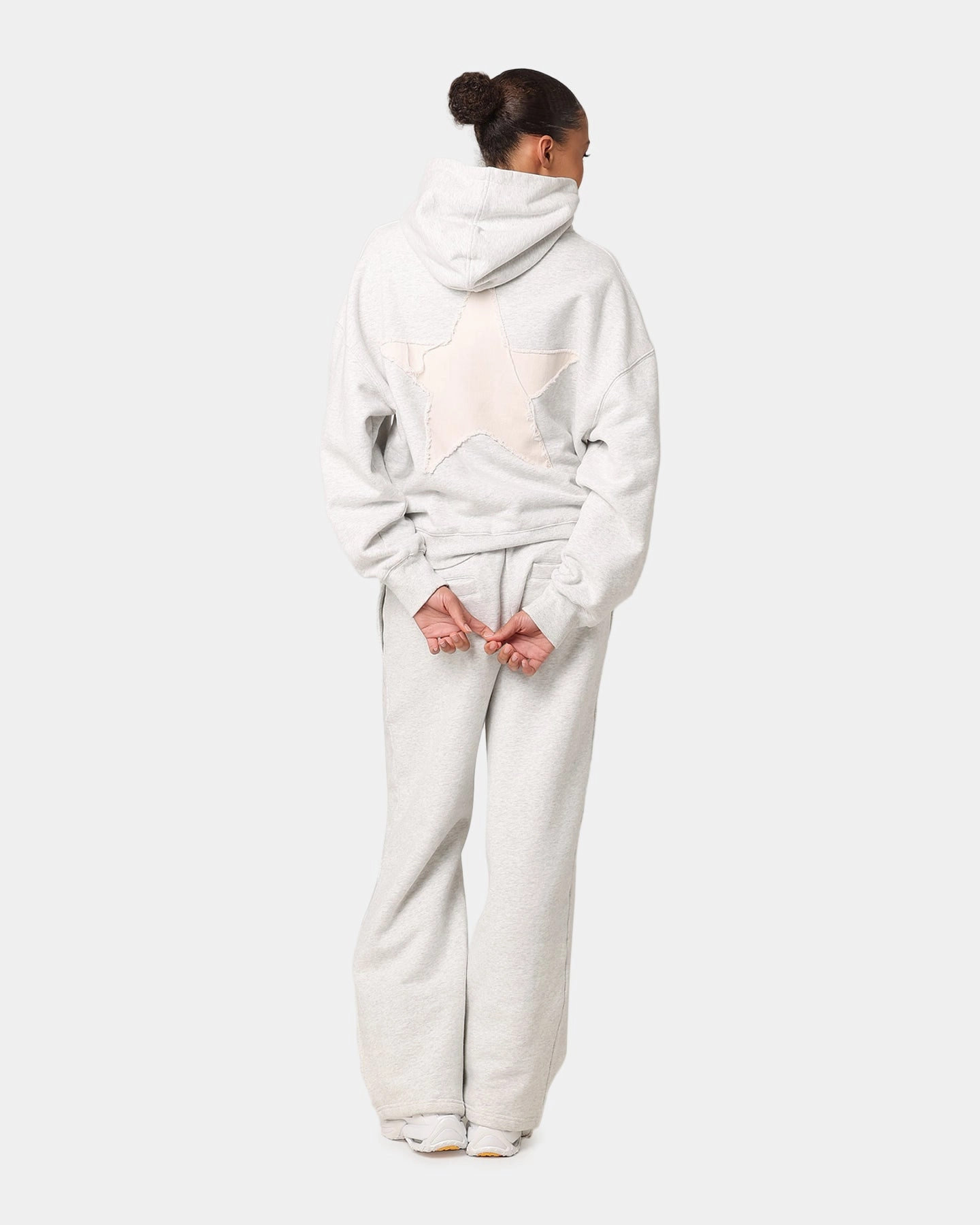 Neutral Comfort Loiter College Dropout Hoodie Light Marle