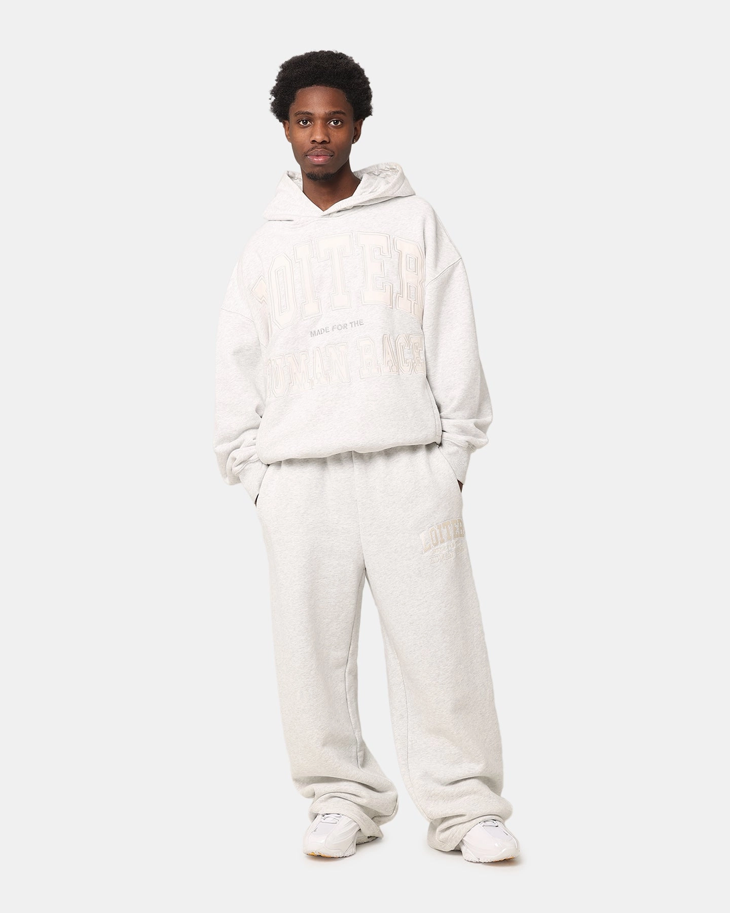 fire support Revolutionary Loiter College Dropout Hoodie Light Marle