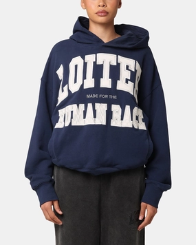 Secure Loiter College Dropout Hoodie Navy