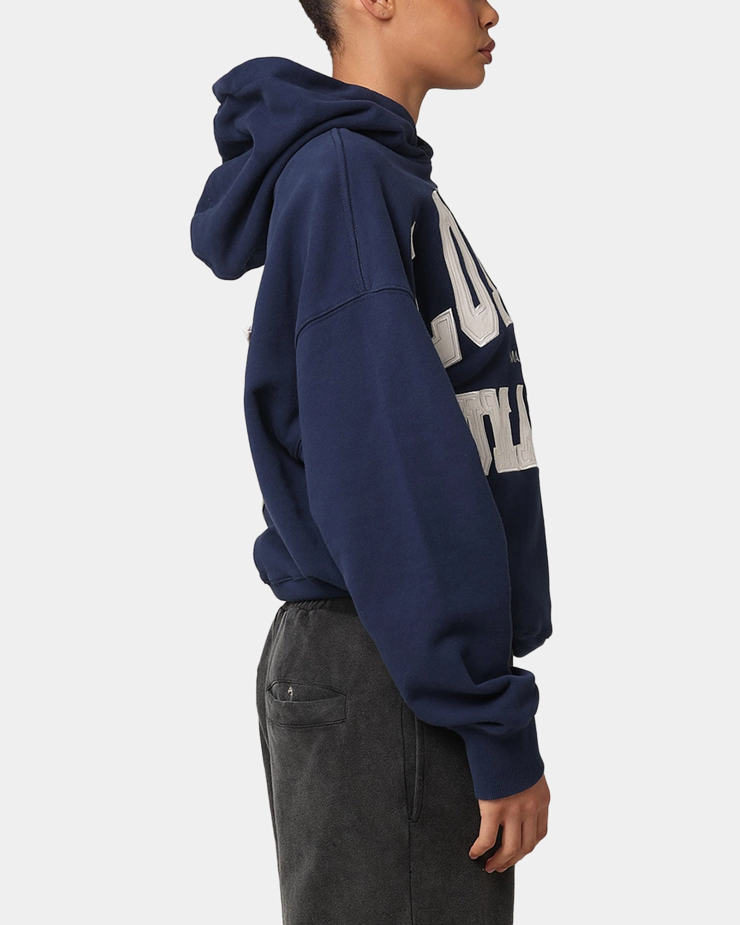Thermolite Insulation Loiter College Dropout Hoodie Navy