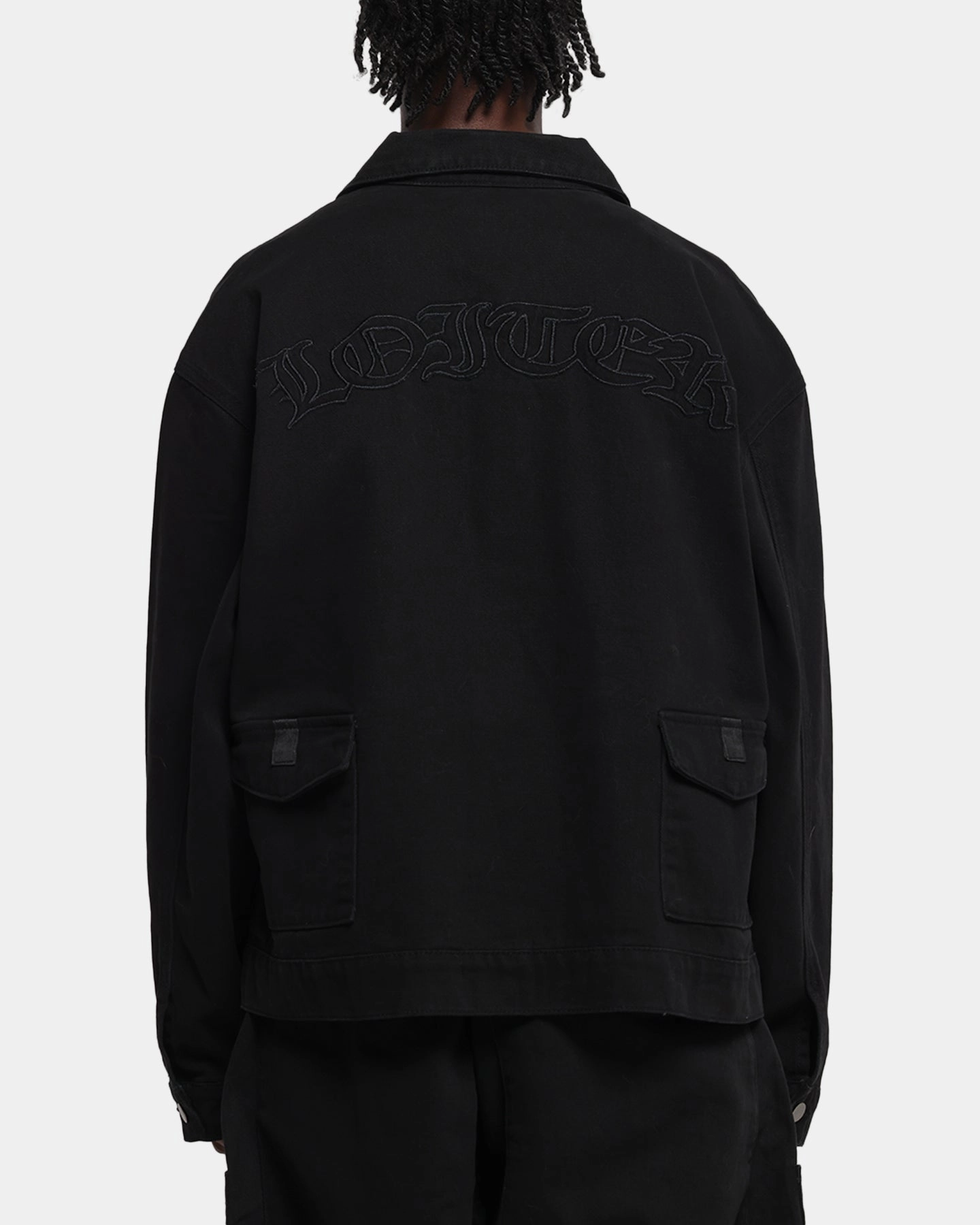 Daily Comfort Loiter Combat Utility Jacket Washed Black