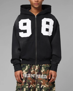 Odor Control Treatment Loiter Cosmos Hoodie Washed Black
