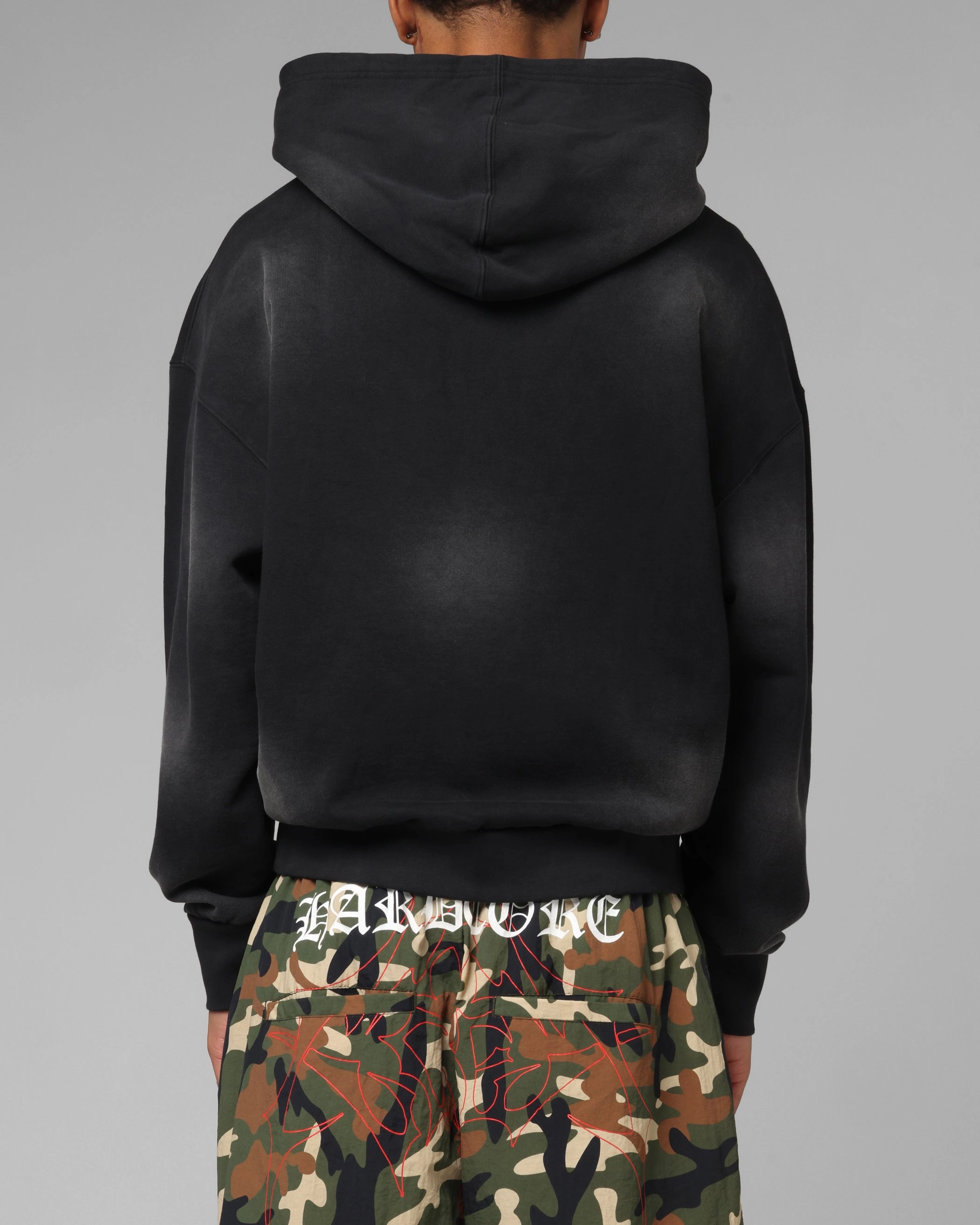 Loiter Cosmos Hoodie Washed Black platform Charity