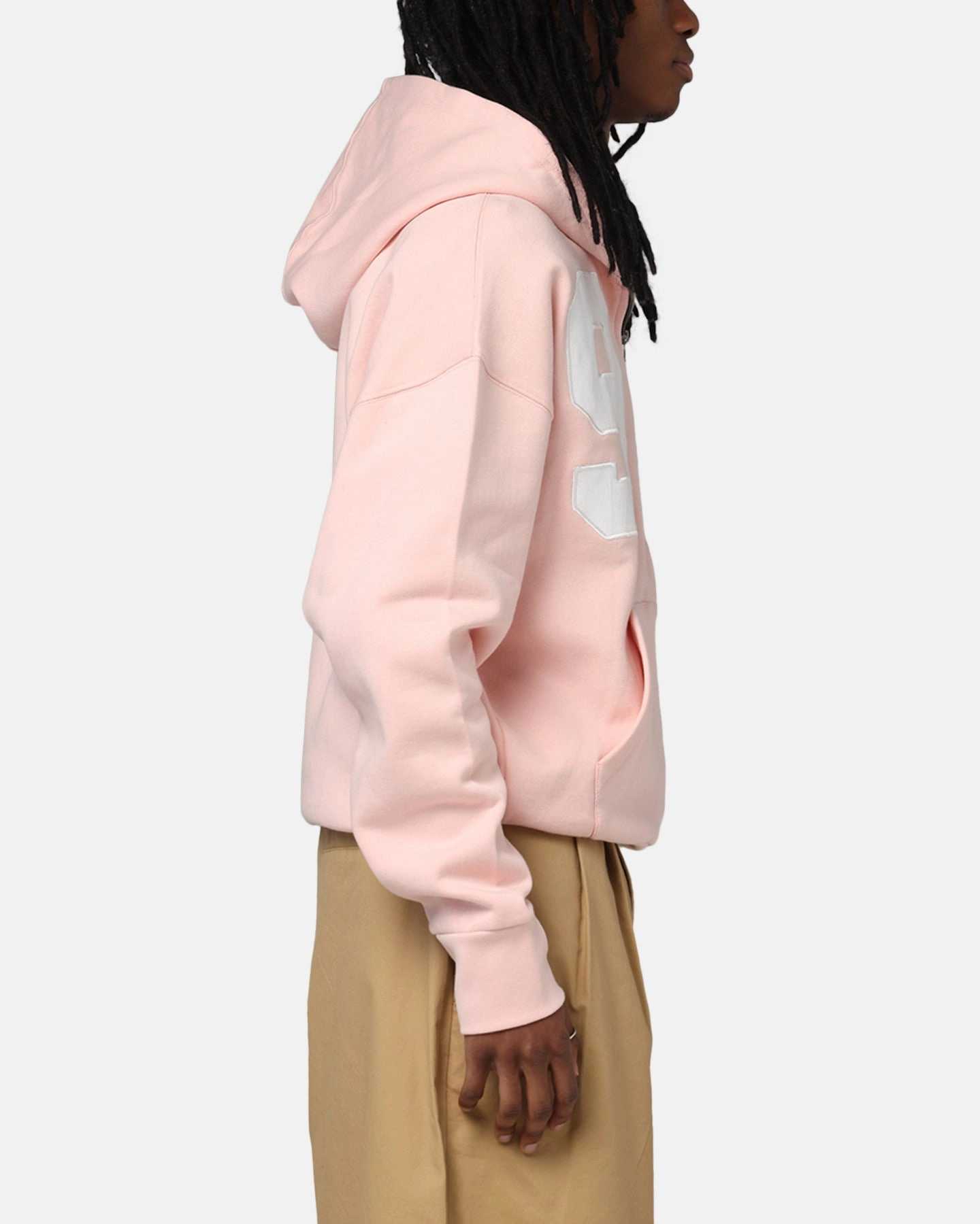 Urban Ease Loiter Cosmos Zip Hoodie Pink