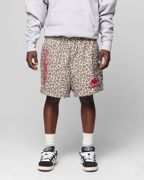 Moisture Management System Loiter Cyber Beach Shorts Snow Leopard