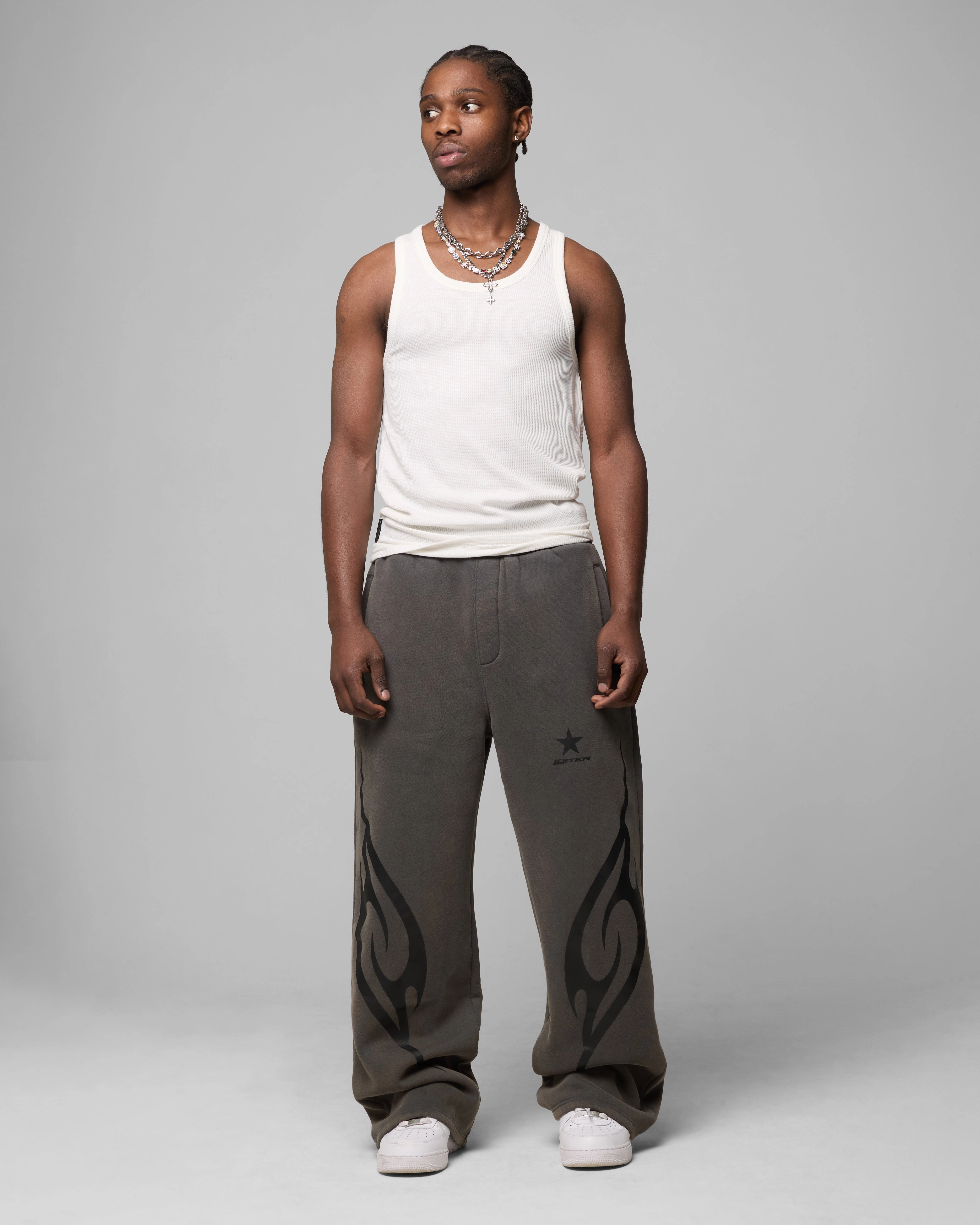 Loiter Cyber Sweat Pants Charcoal Odor Control Technology
