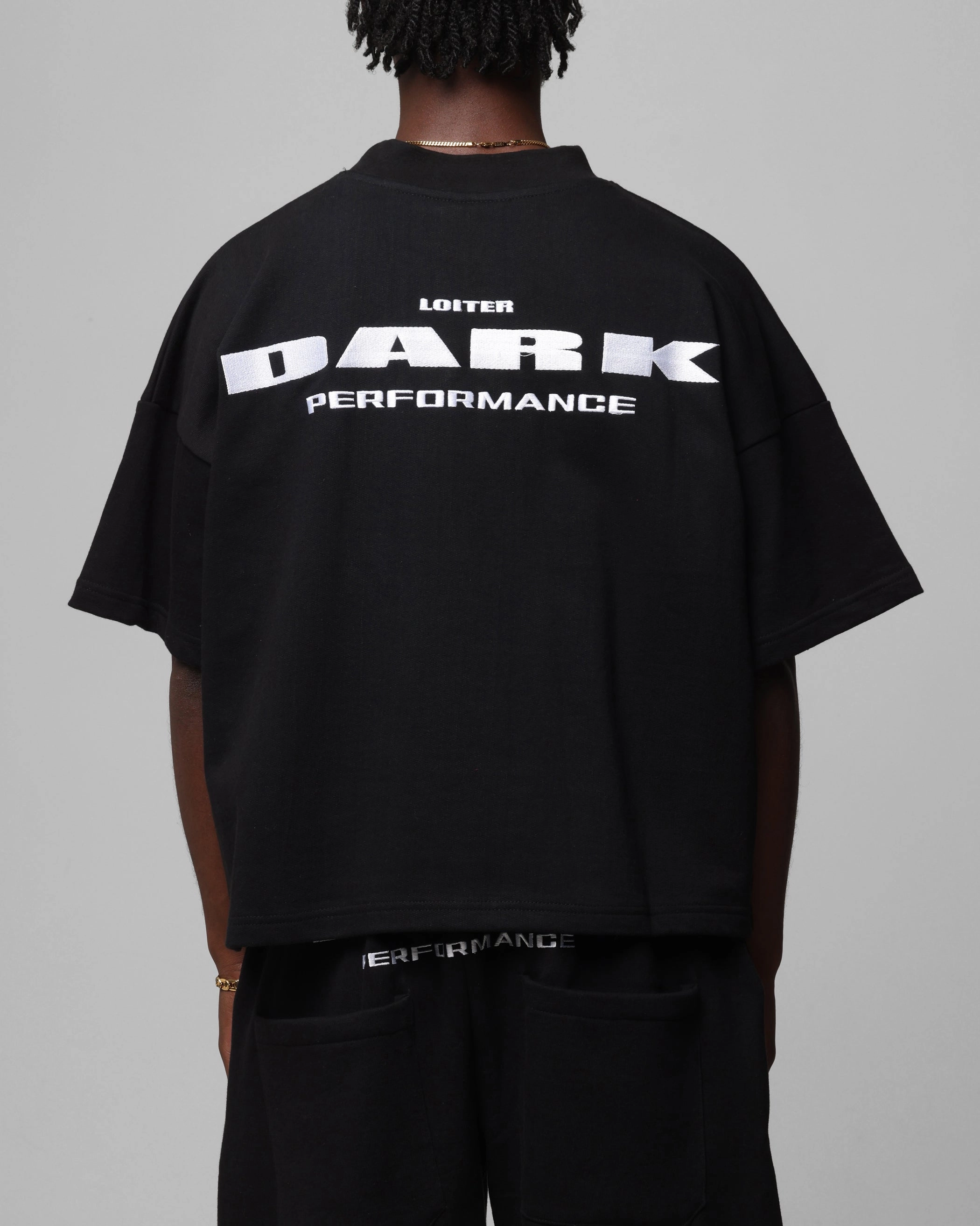 Smart Layering Loiter Dark Performance T-Shirt Black