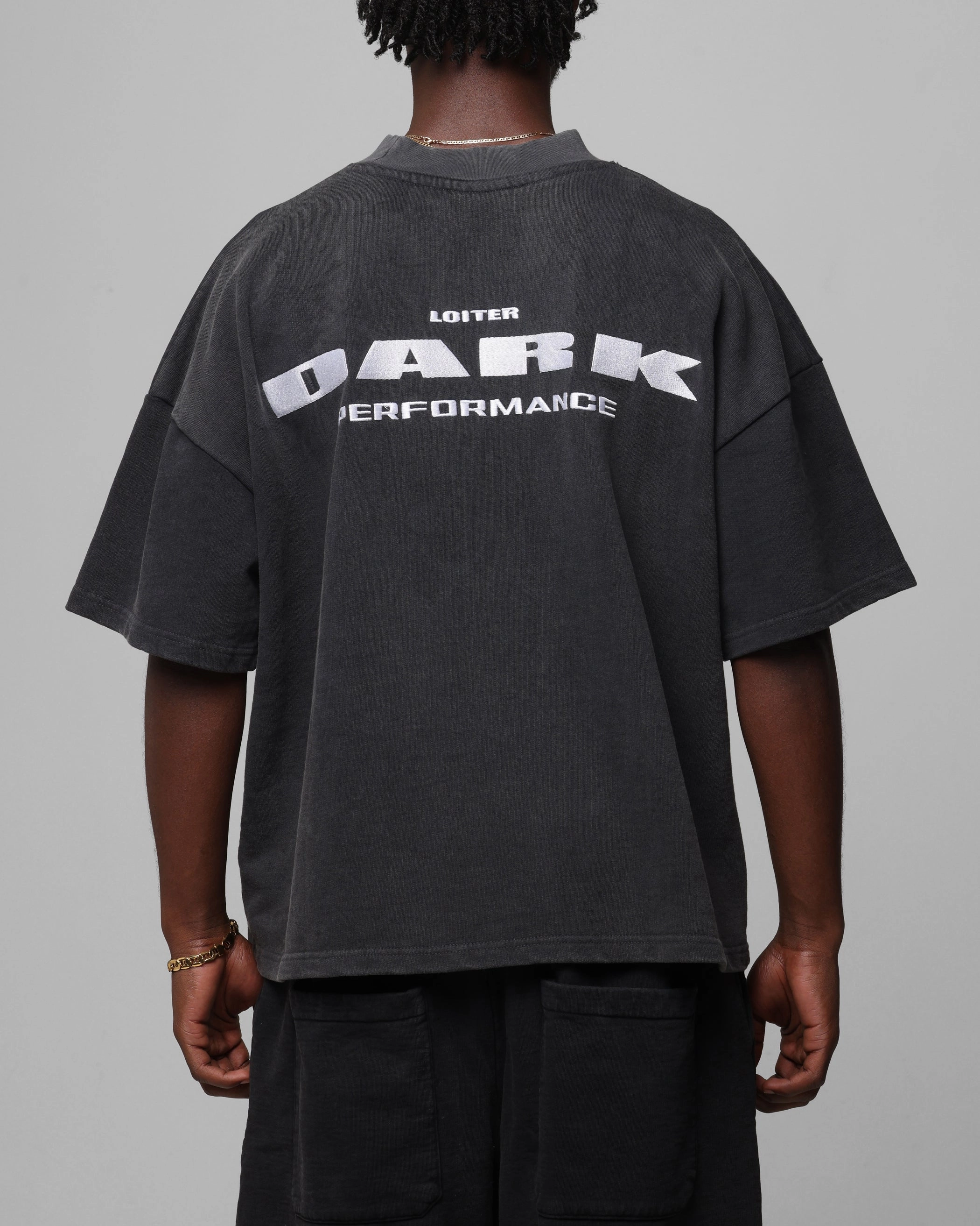 Cozy Style Perfect for Any Outfit Loiter Dark Performance T-Shirt Charcoal