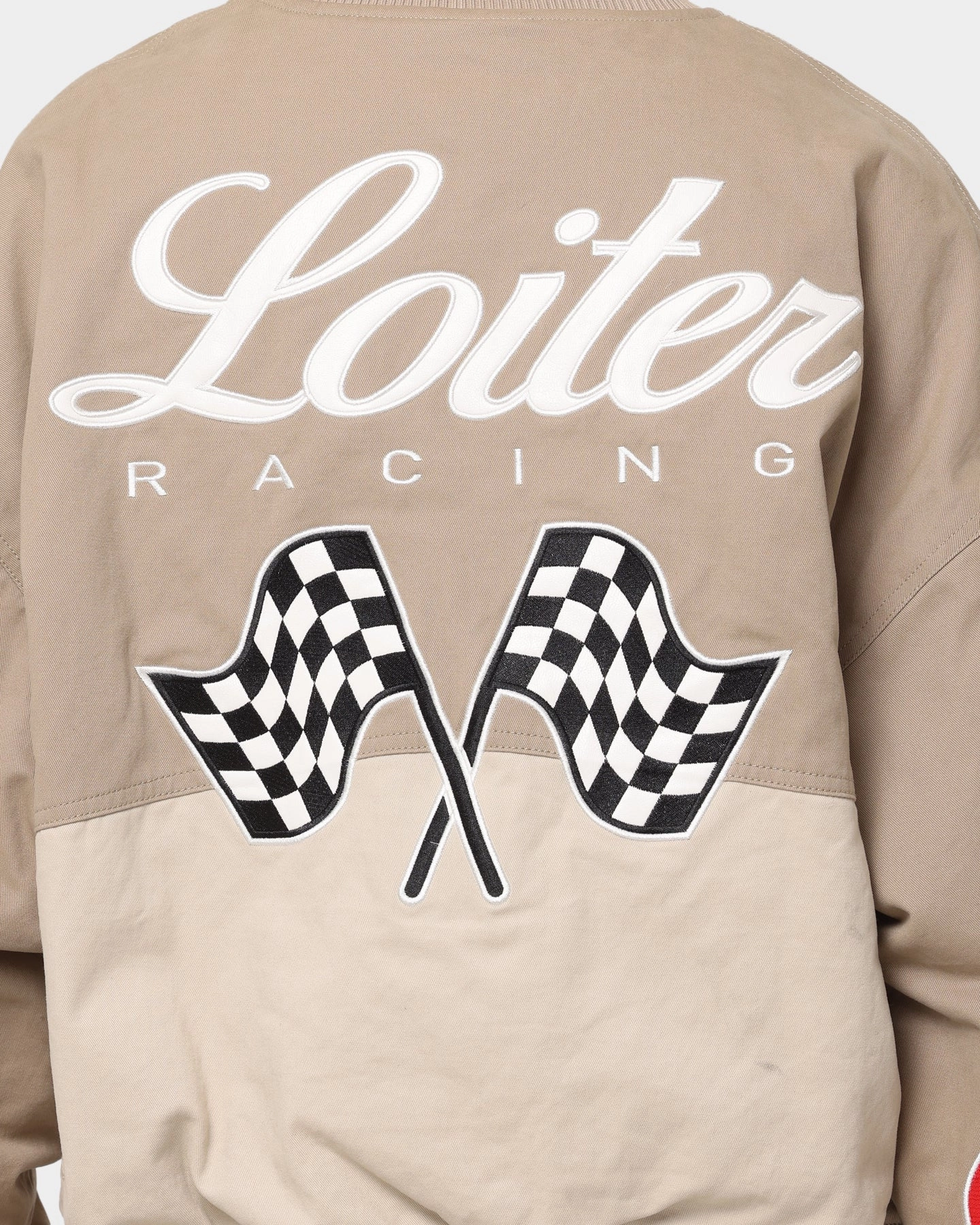 Loiter Daytona Motor Jacket Beige Meditation