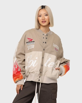 Loiter Daytona Motor Jacket Beige Trail Function Comfortable