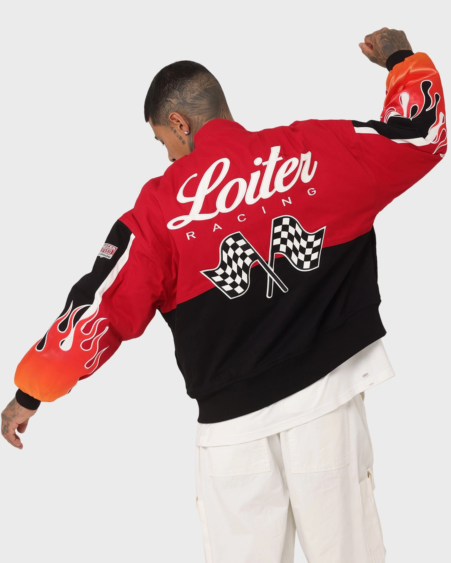 Loiter Daytona Motor Jacket Red Eye - Catching family gathering