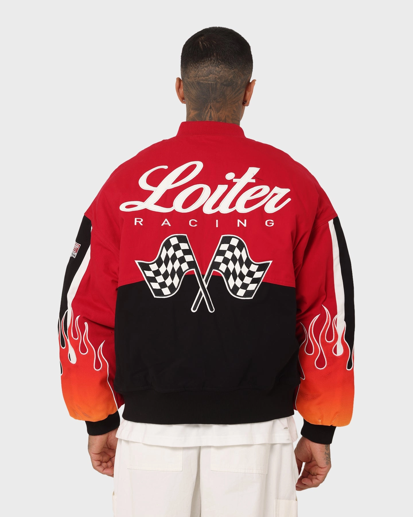 Street Comfort Loiter Daytona Motor Jacket Red