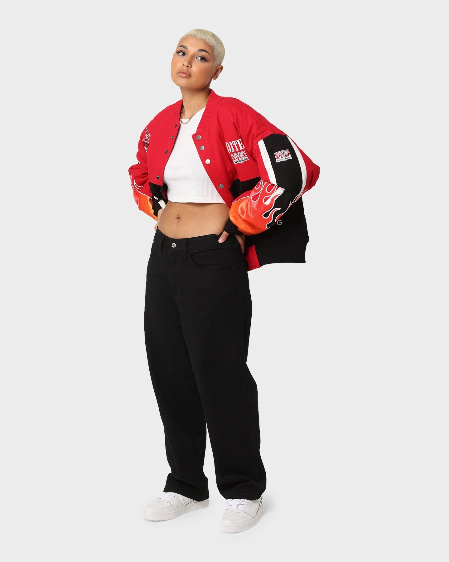 Comb Dynamic Feel Loiter Daytona Motor Jacket Red