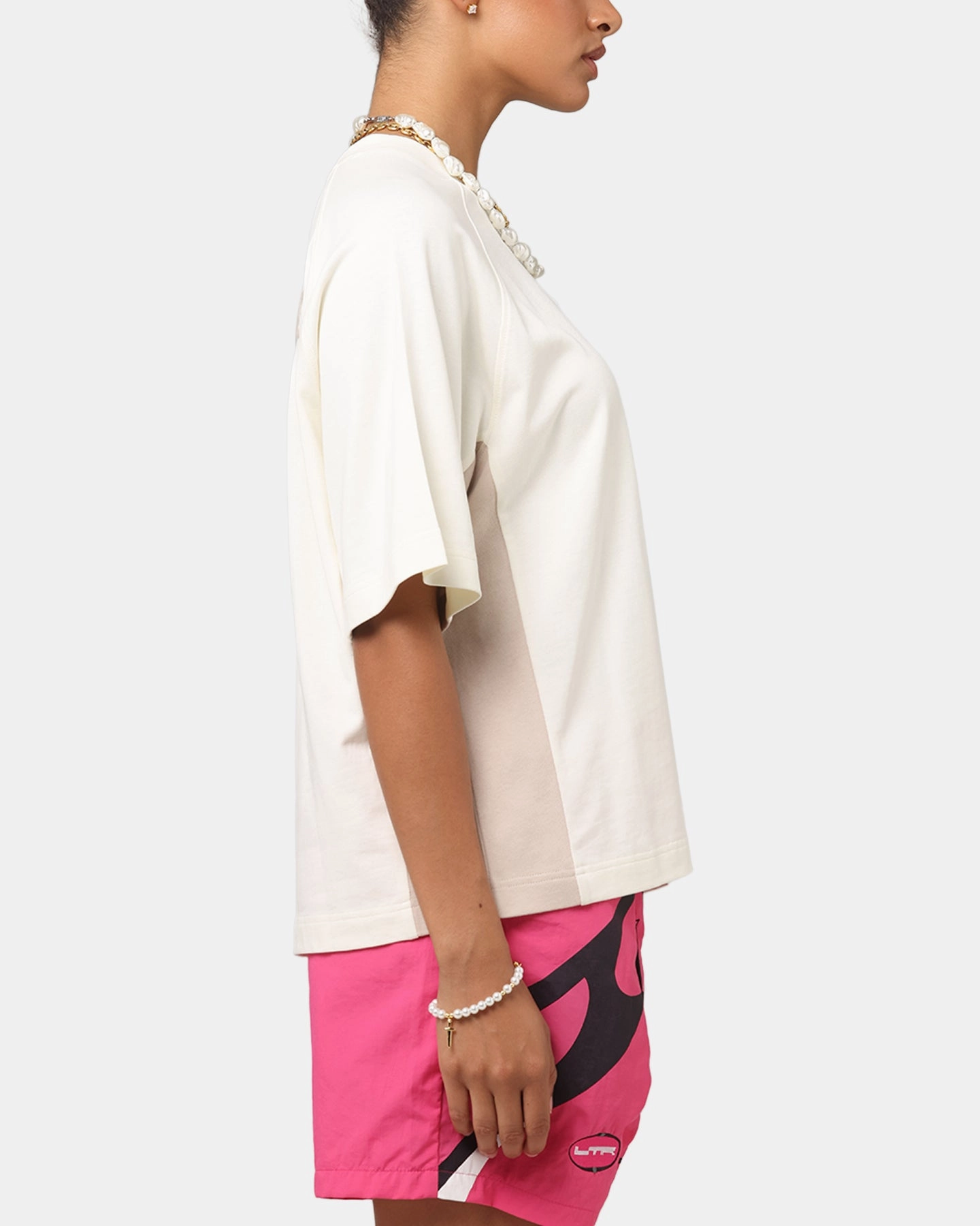 Cozy Design Picnic Loiter Daytona Panel T-Shirt White/Stone