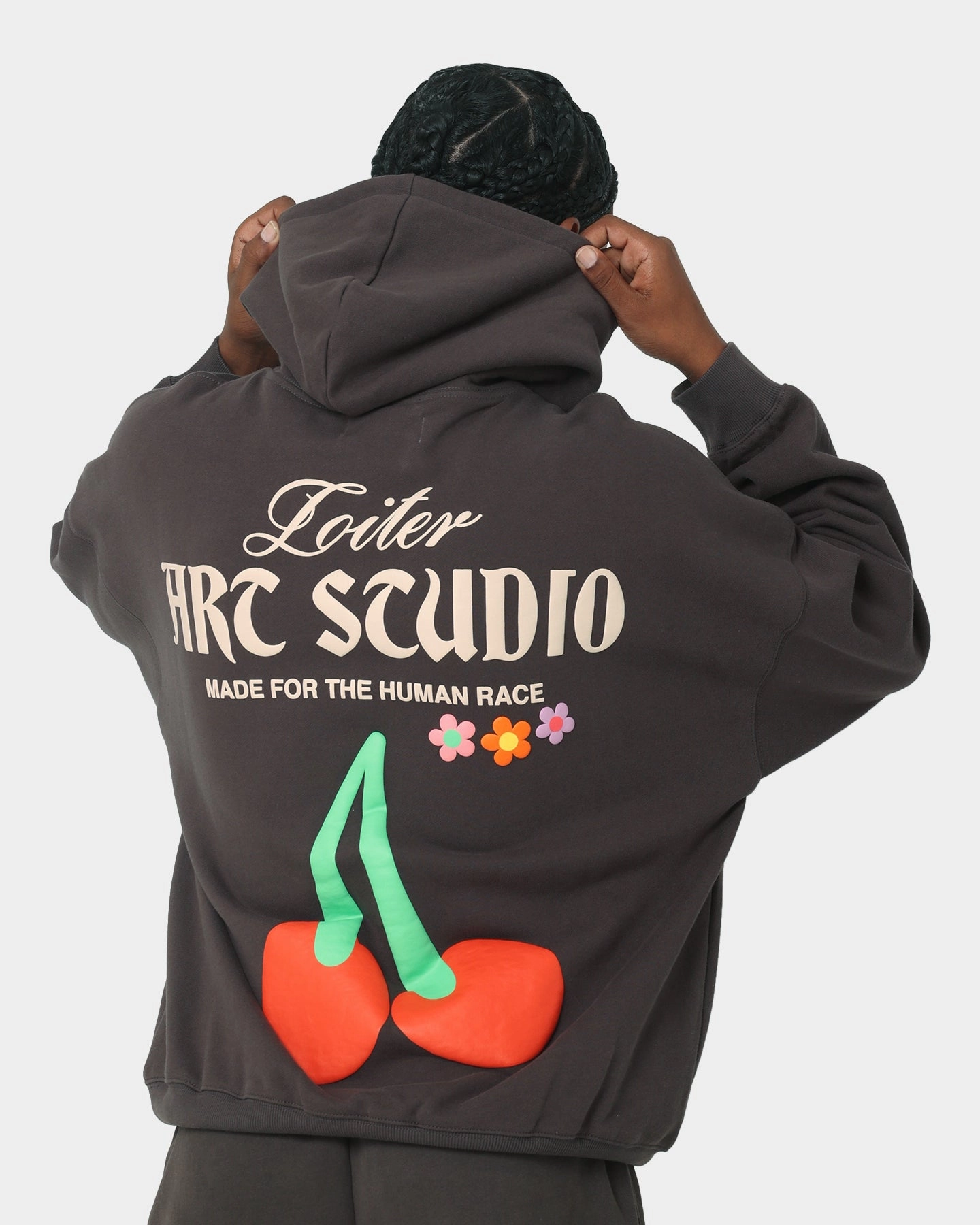 Magnet Loiter Dexterity Hoodie Charcoal