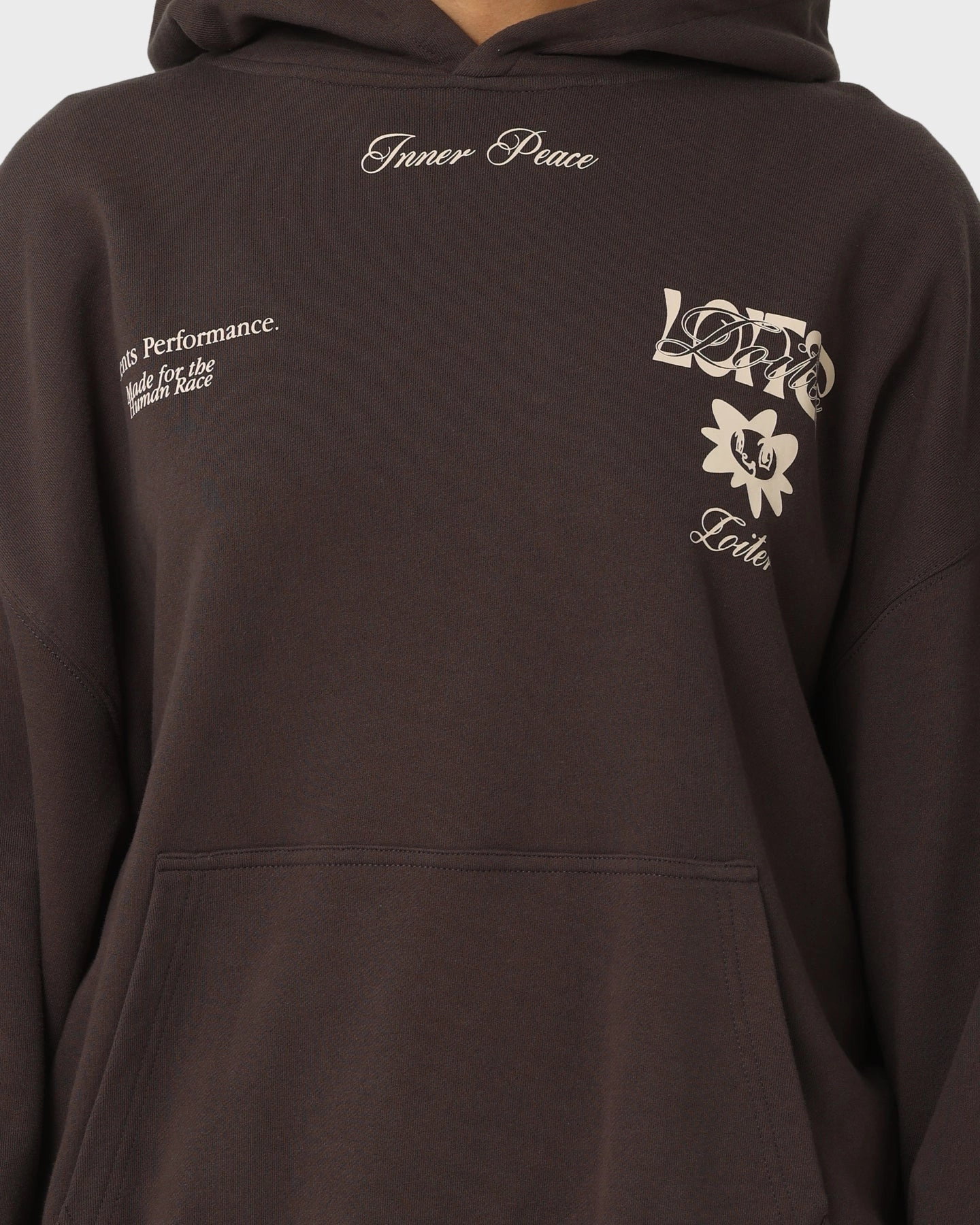 Loiter Dexterity Hoodie Charcoal performance day