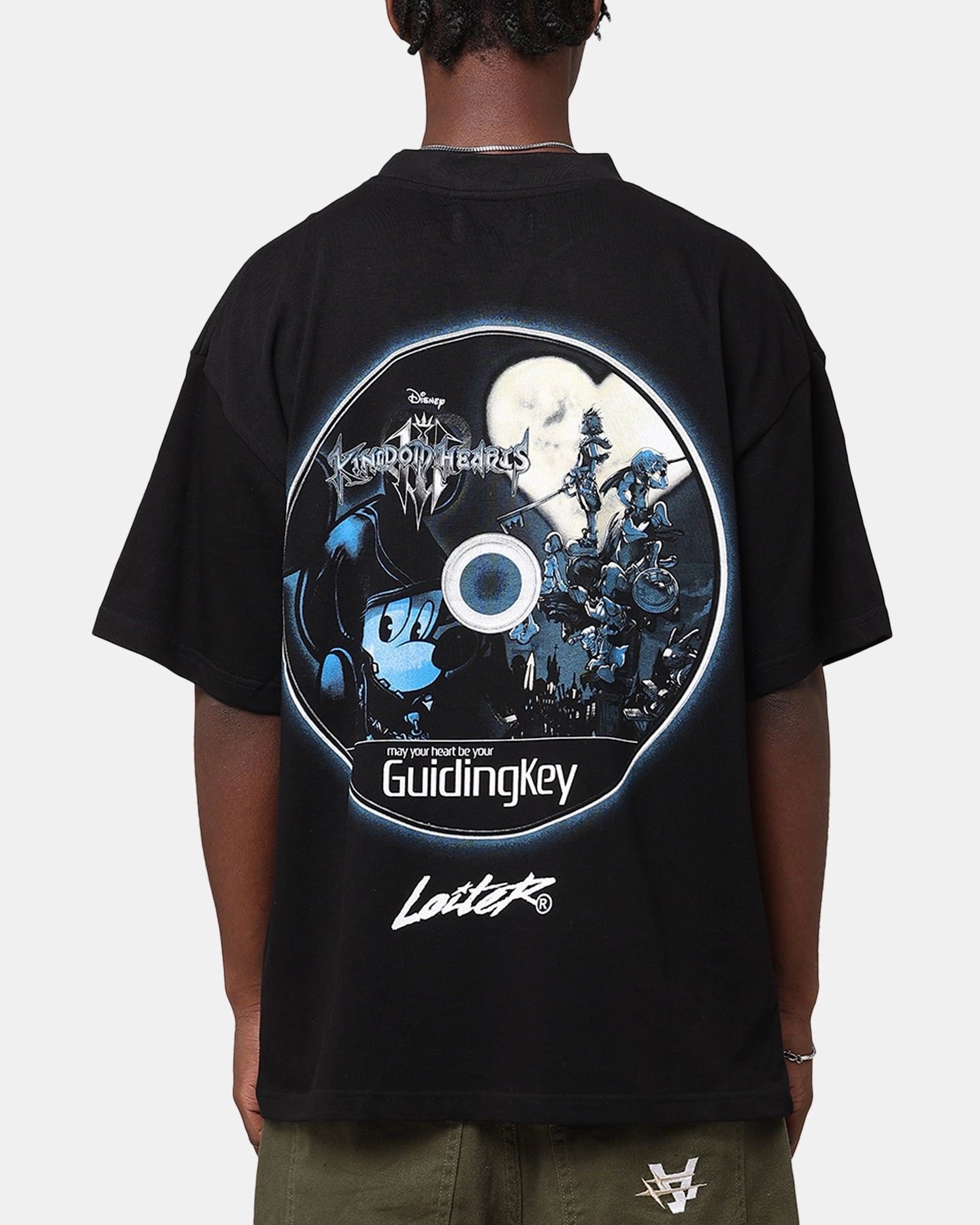 Loiter Disney Kingdom Hearts King Mickey T-Shirt Black Breathable Mesh Panels