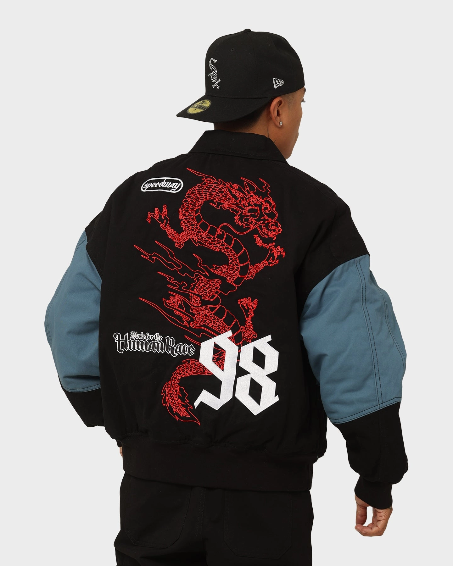 Loiter Drift Circuit Jacket Blue/Black Stretchable