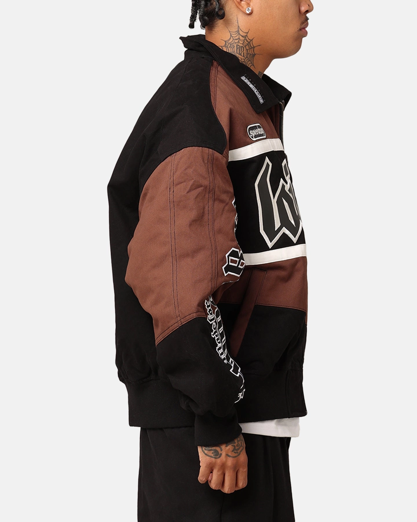Spread Option Loiter Drift Circuit Jacket Brown