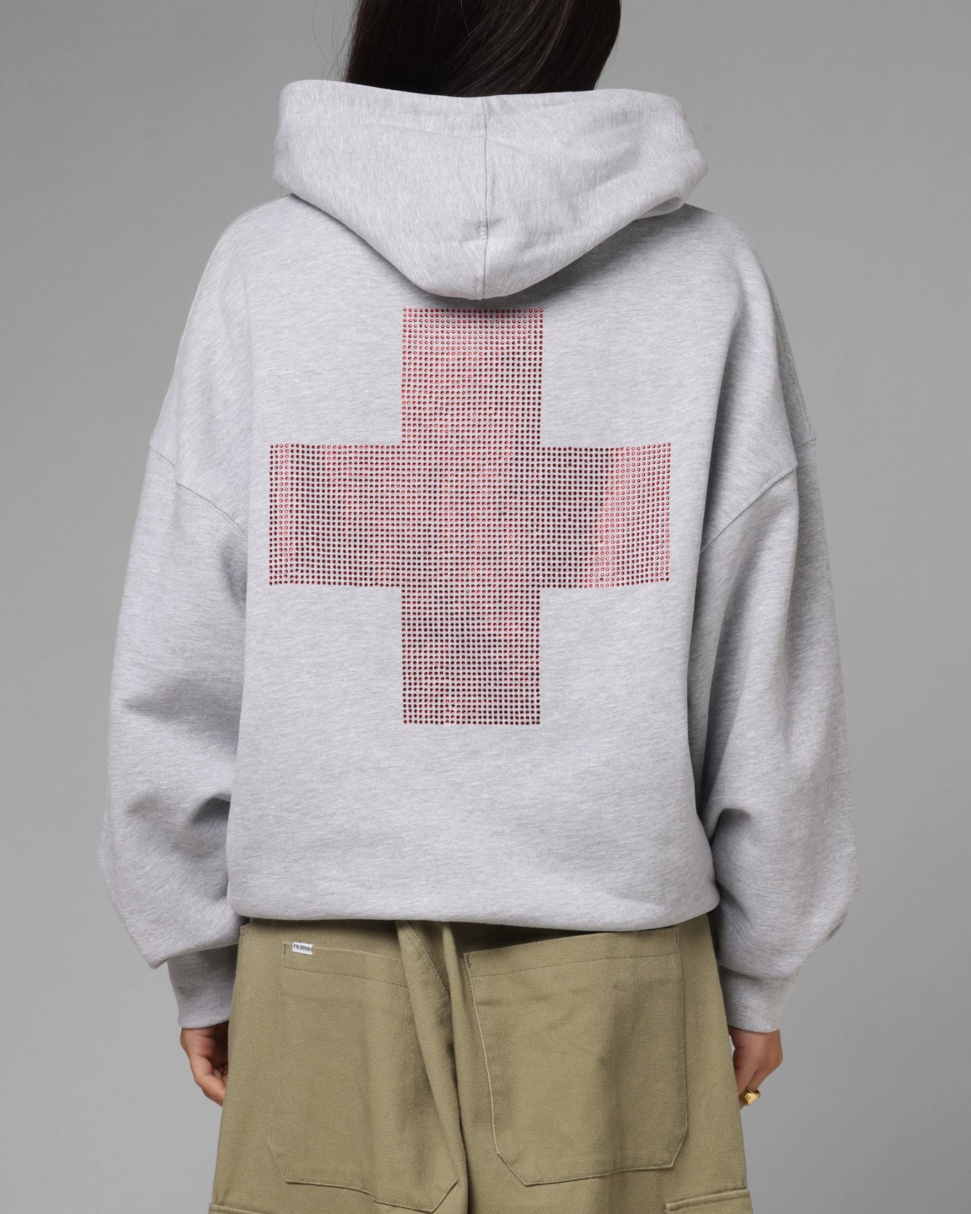 Zip-up Popular Loiter Drop Out Zip Hoodie Grey