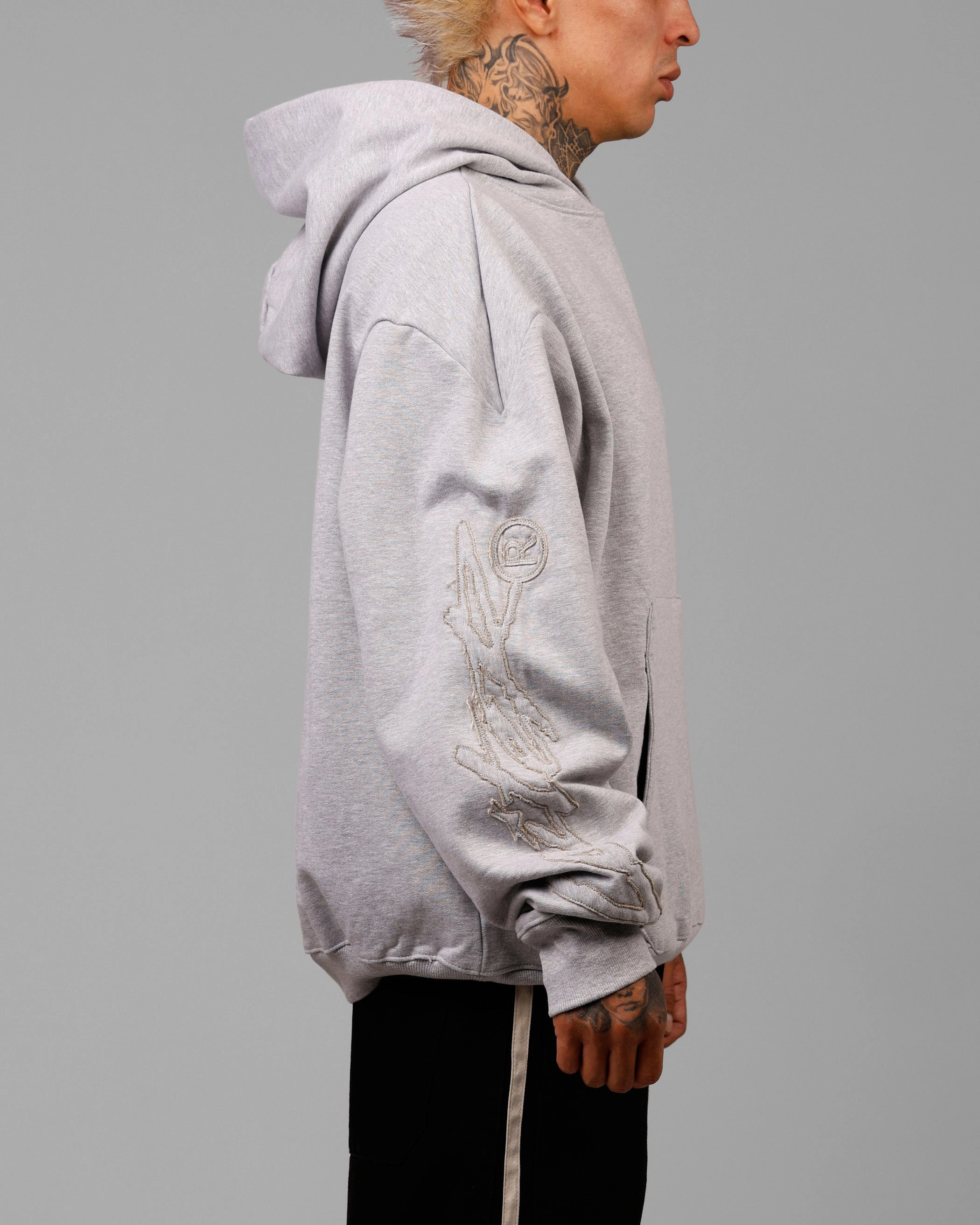 Loiter Dune Hoodie Grey Marle Schedule