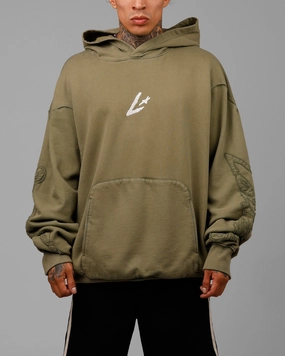 Loiter Dune Hoodie Khaki Green Weather Protection