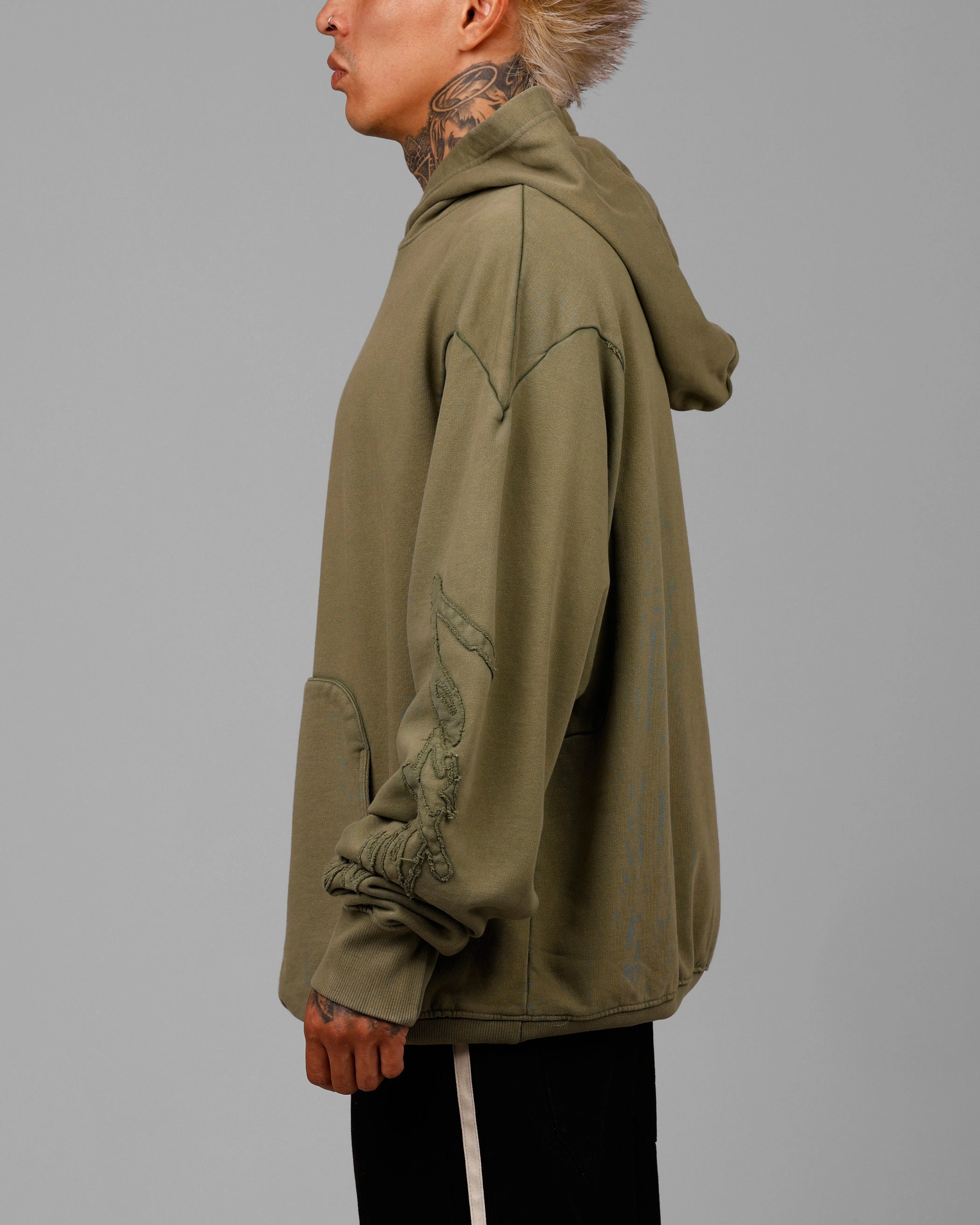Loiter Dune Hoodie Khaki Green Compact Packability Event