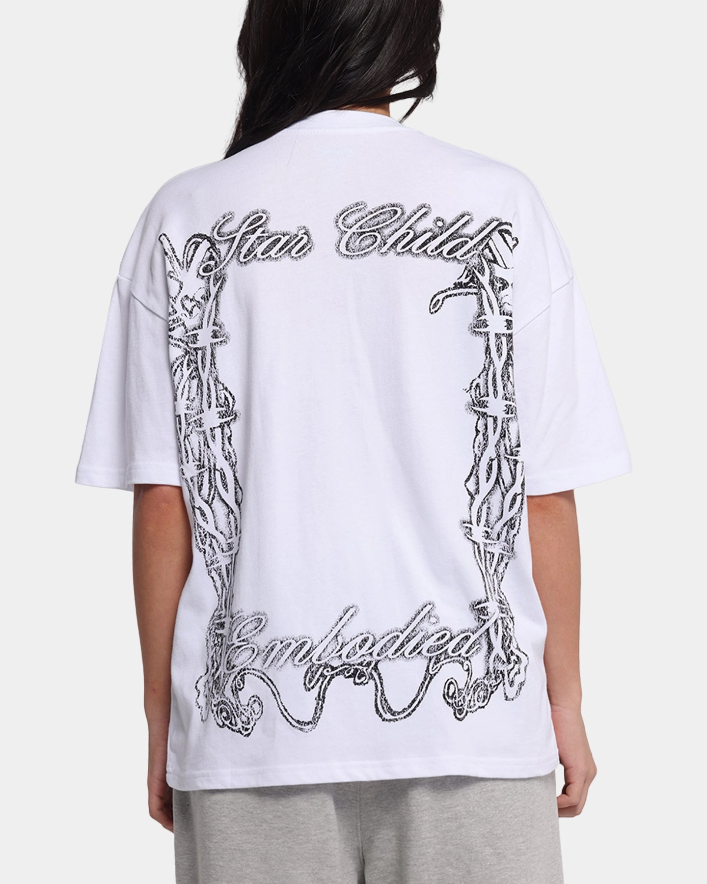 Loiter Earth Angel T-Shirt White Soft Comfort Wear Flexible Fit