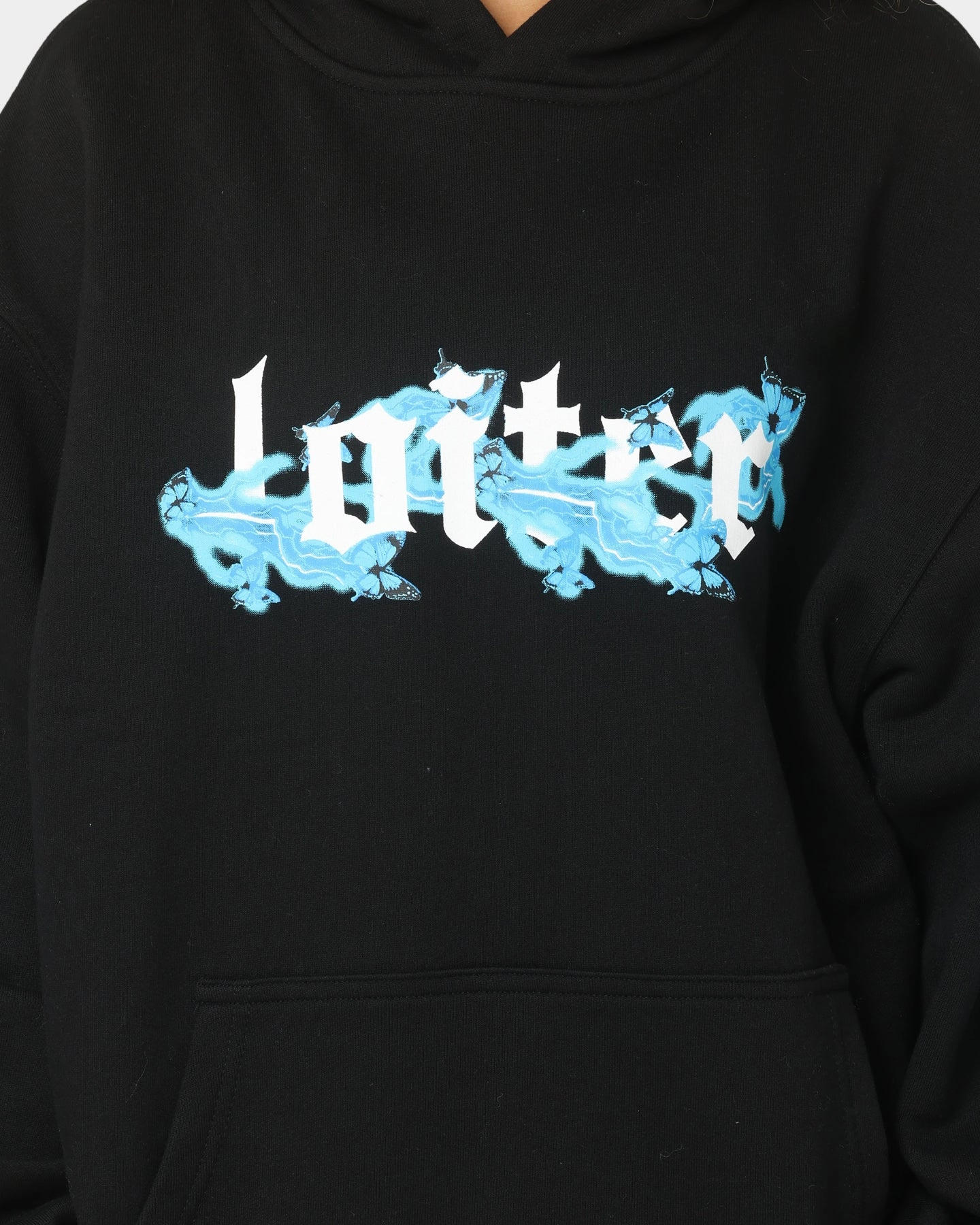 Loiter Electro Butterfly Hoodie Black Folder