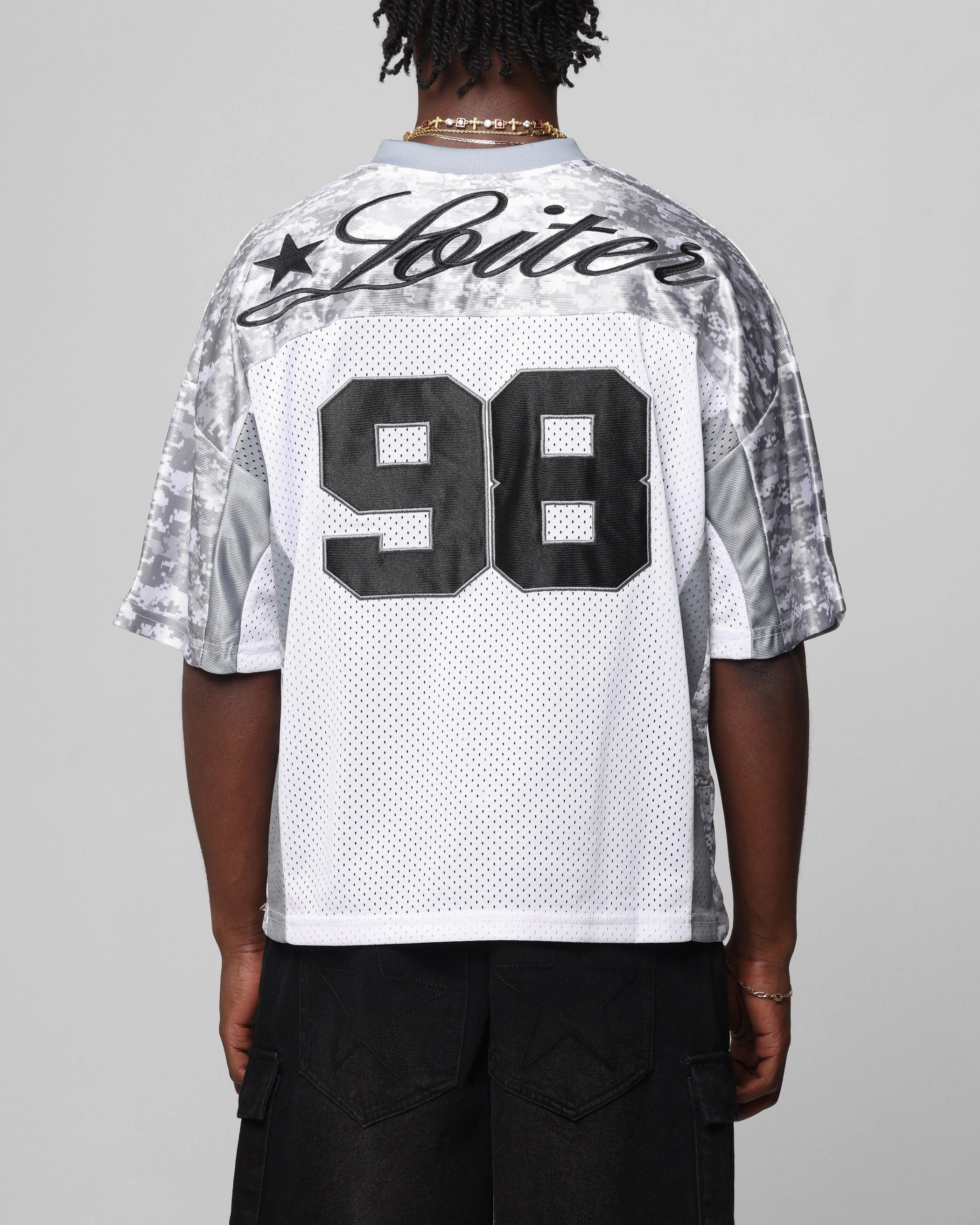 Loiter End Zone Jersey Snow Camo Bonded Seamless
