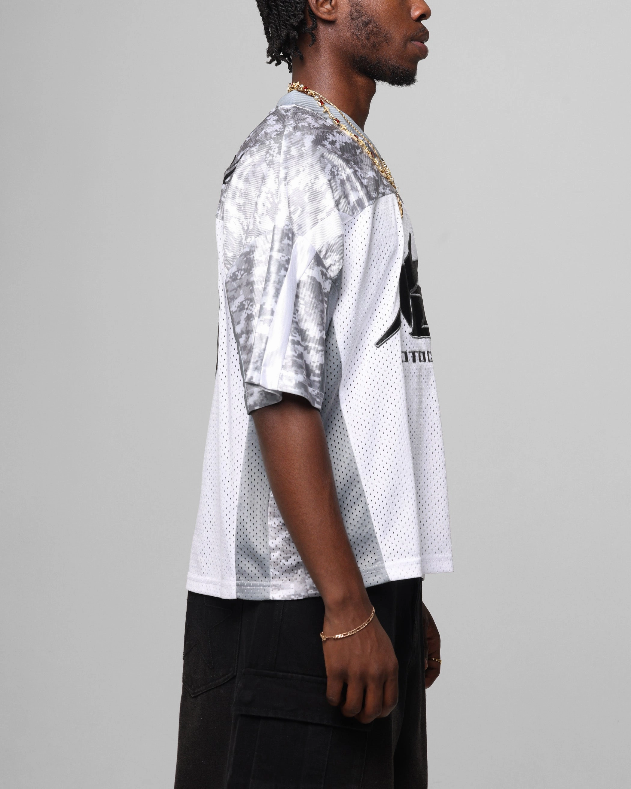 Loiter End Zone Jersey Snow Camo Light Reflective Trim Accent