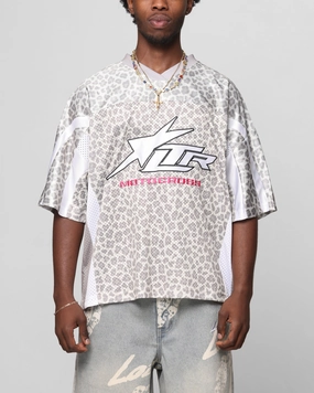 Loiter End Zone Jersey Snow Leopard Zero Distraction Tagging Directional Vent Patterns