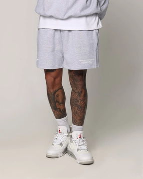 Loiter Essential Spire Shorts Grey Marle checked shorts Casual Elegance