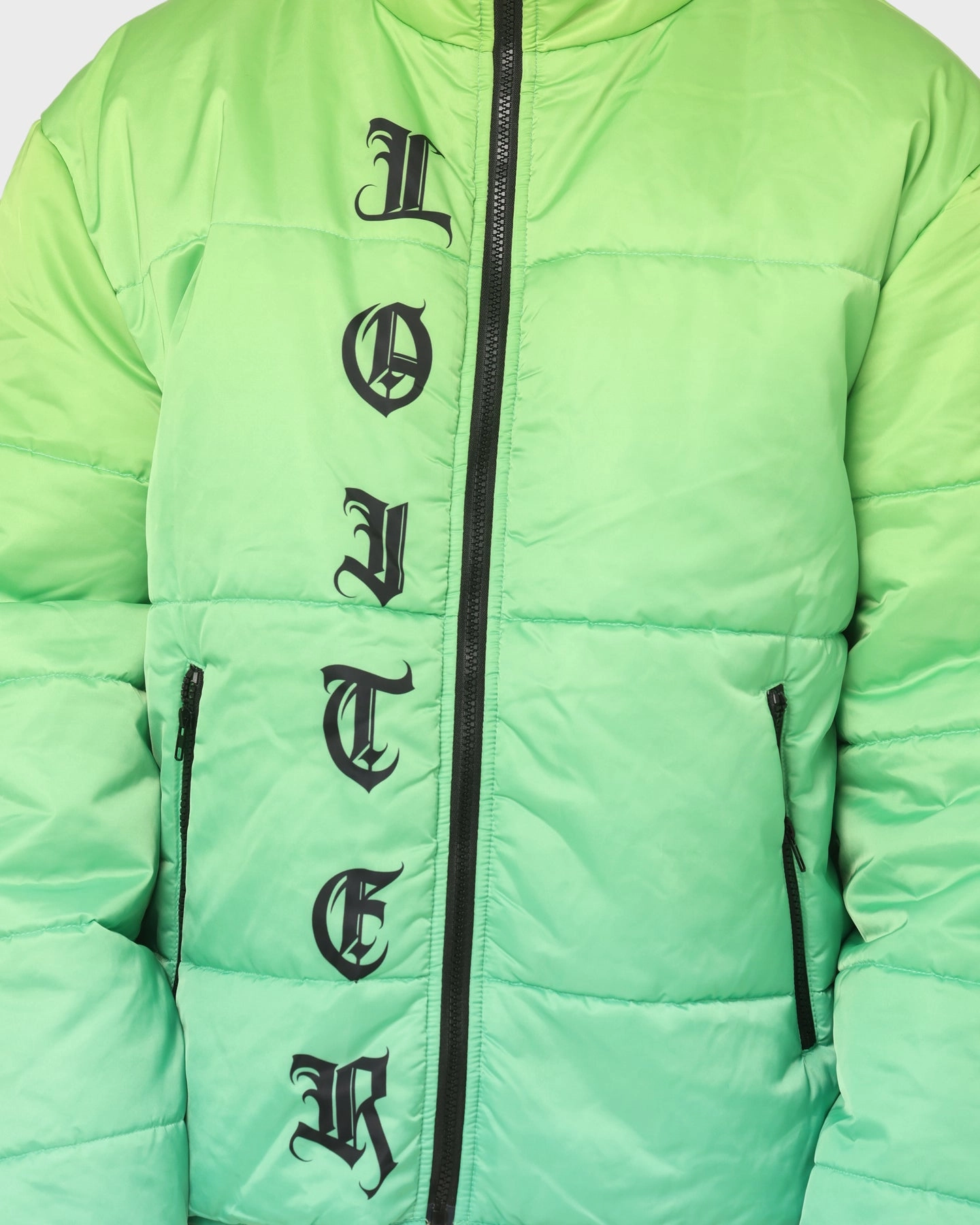 Loiter Eternal Puffer Jacket Neon Green Sleepwear