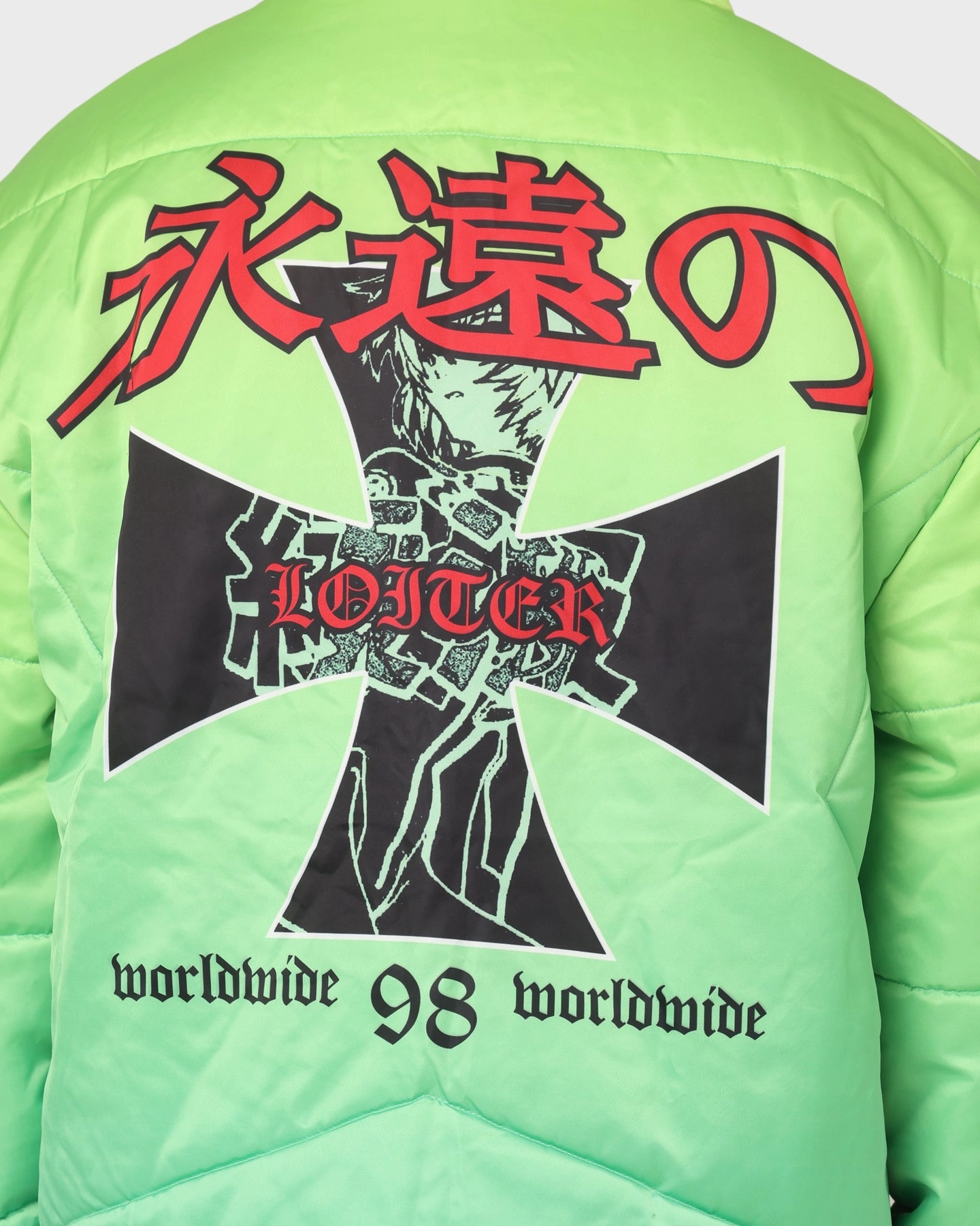 Loiter Eternal Puffer Jacket Neon Green Fresh Appeal