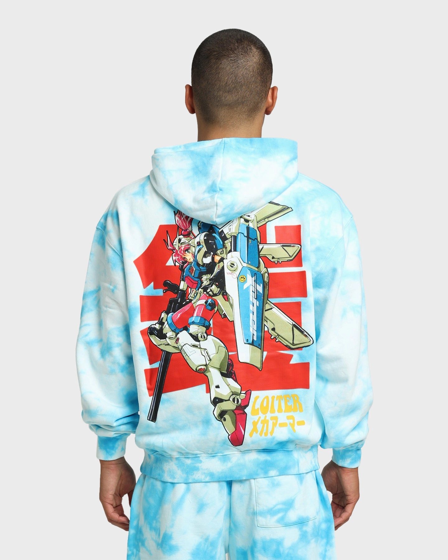 Bonnet Loiter Eternal Tie Dye Hoodie Blue