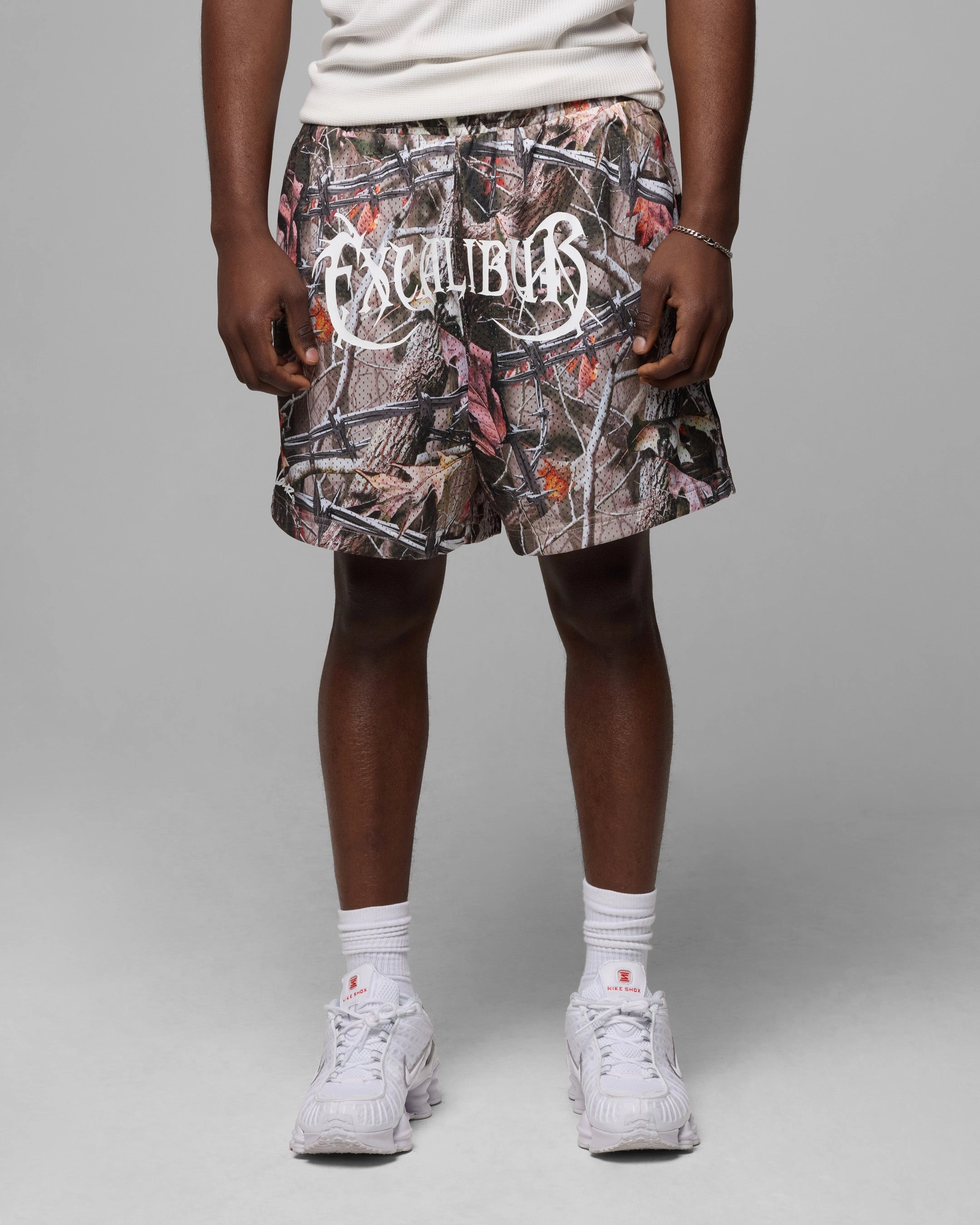 yoga clothing Loiter Excalibur Mesh Shorts Real Tree Camo