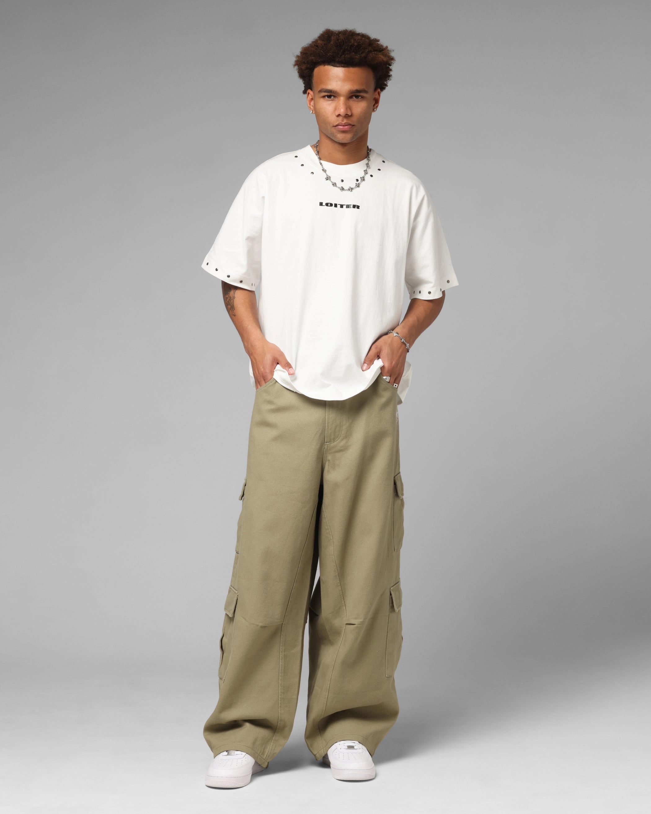 Loiter F-16 Balloon Cargo Pants Khaki LightweightComfort