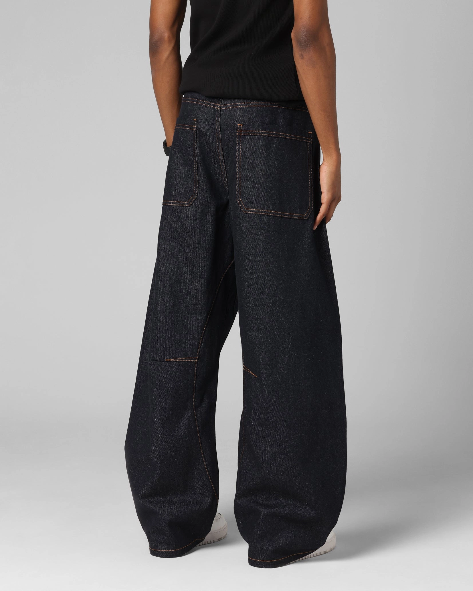 Road Trip Affordable Multi Purpose Pockets Loiter F-16 Balloon Jeans Indigo