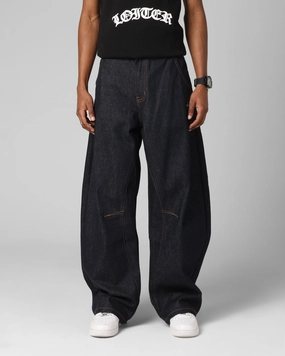 Classic Wear Street Fashion Loiter F-16 Balloon Jeans Indigo