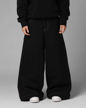 Sunny Vibes Casual Loiter F-22 Raver Jeans Black