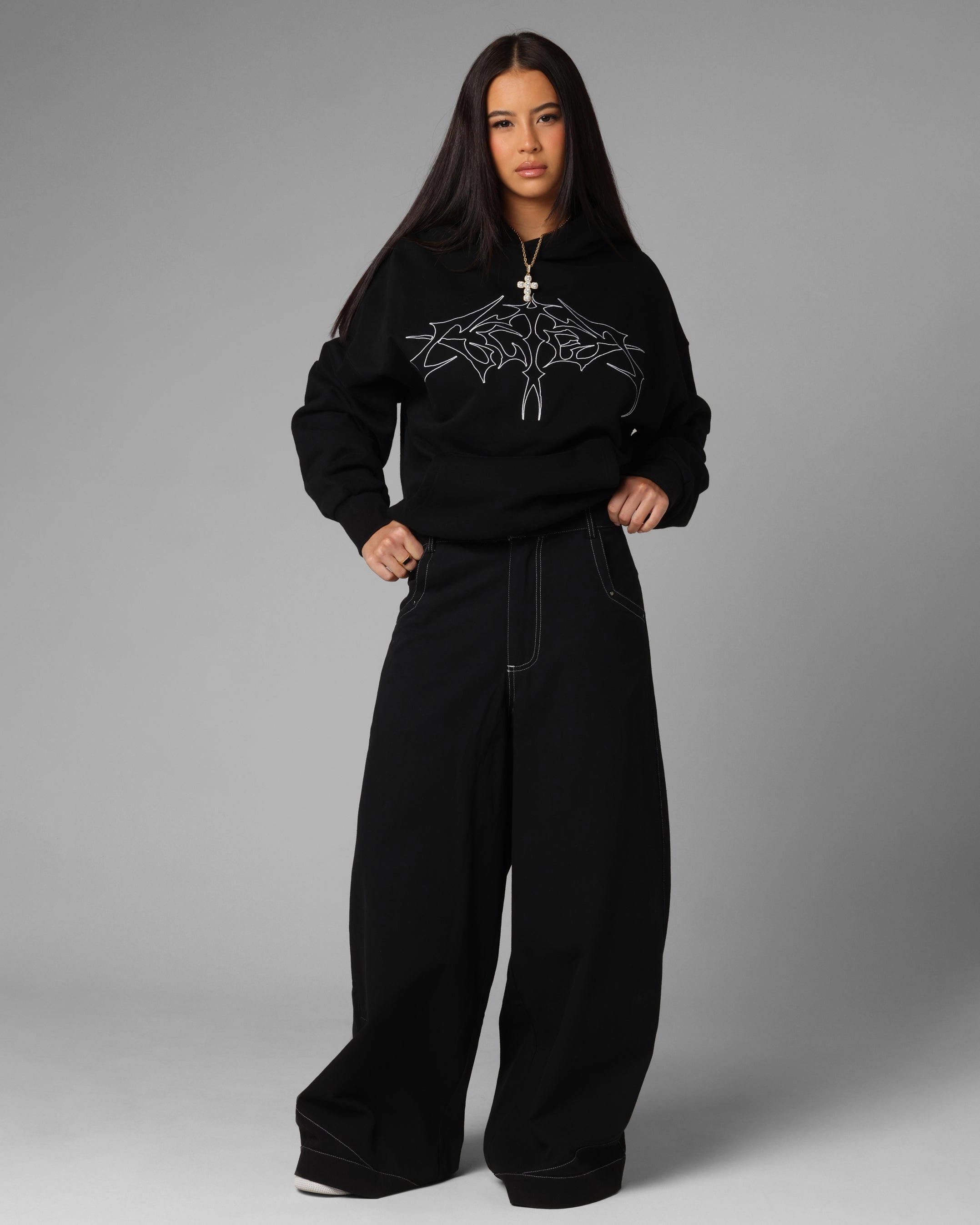 Cool Weather Loiter F-22 Raver Jeans Black