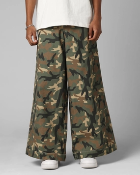 Loiter F-22 Raver Jeans Woodland Camo Reinforced Belt Loops