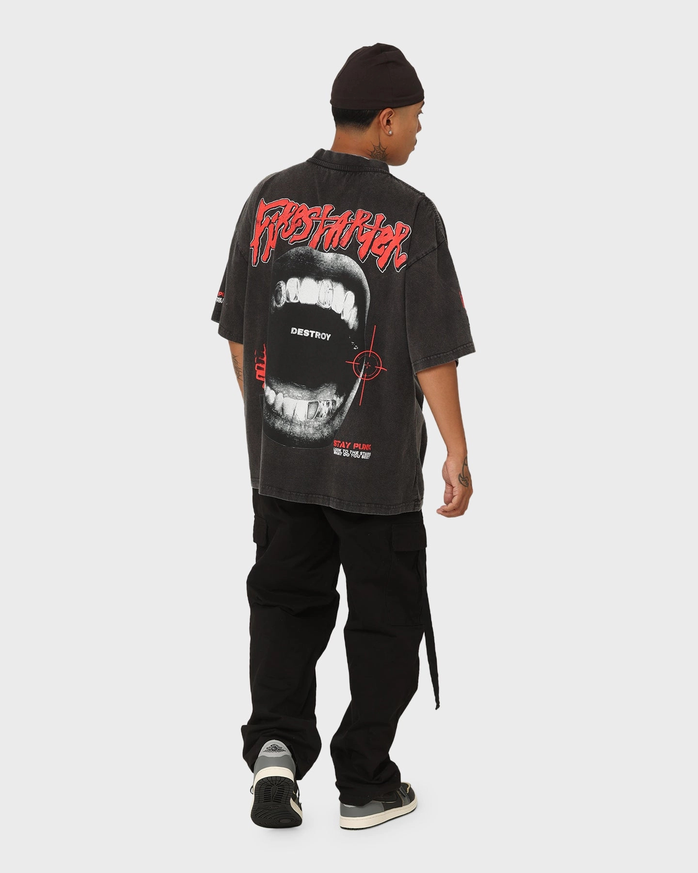 Loiter Firestarter Vintage T-Shirt Vintage Black Travel Trend Effortless Daywear