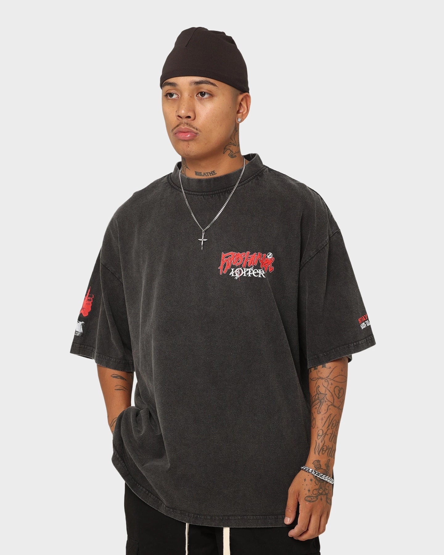 Loiter Firestarter Vintage T-Shirt Vintage Black Functional Look Holiday Trend